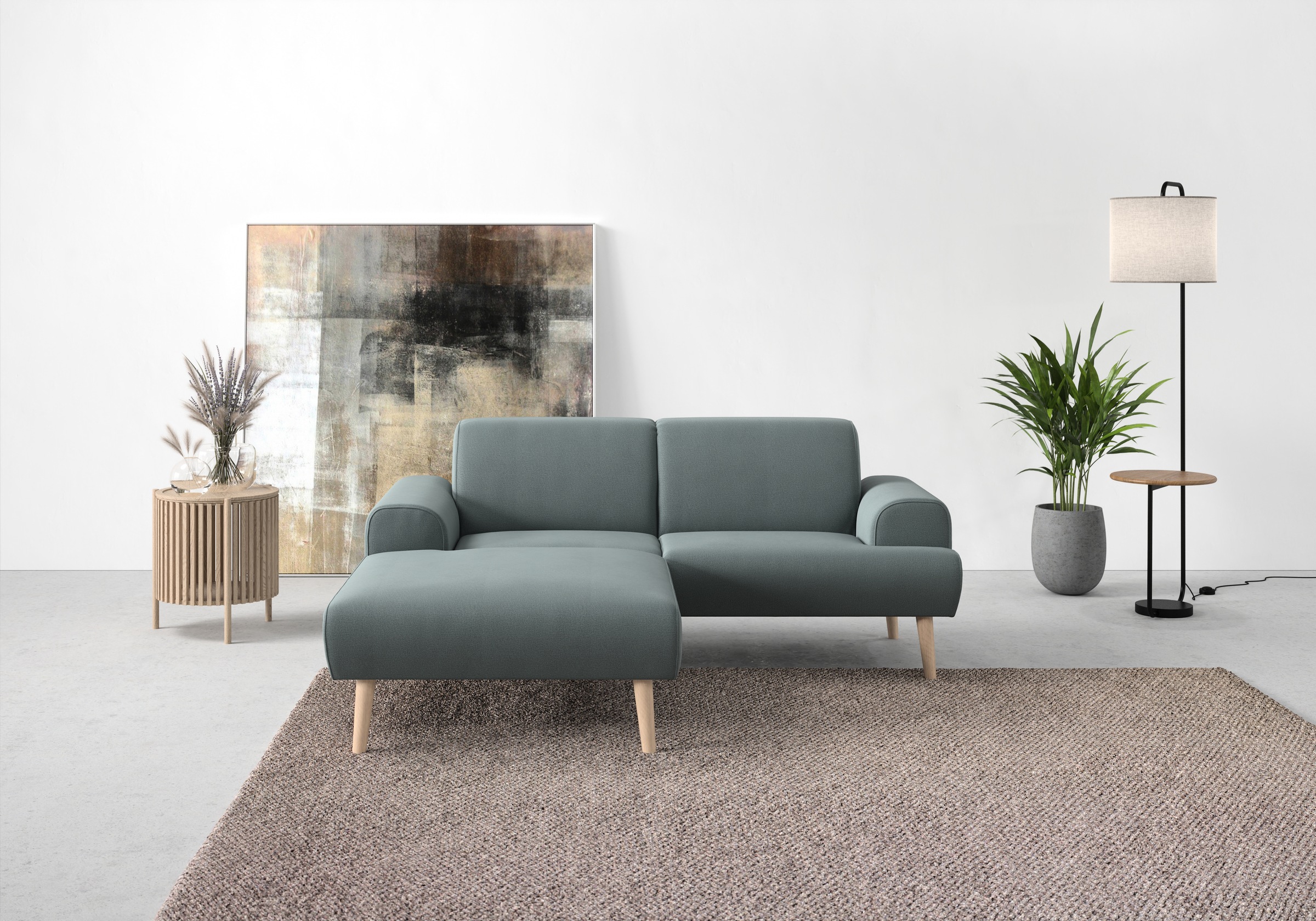 Home affaire Ecksofa »Swift Scandic Design, komfortabler Federkern, Breite günstig online kaufen