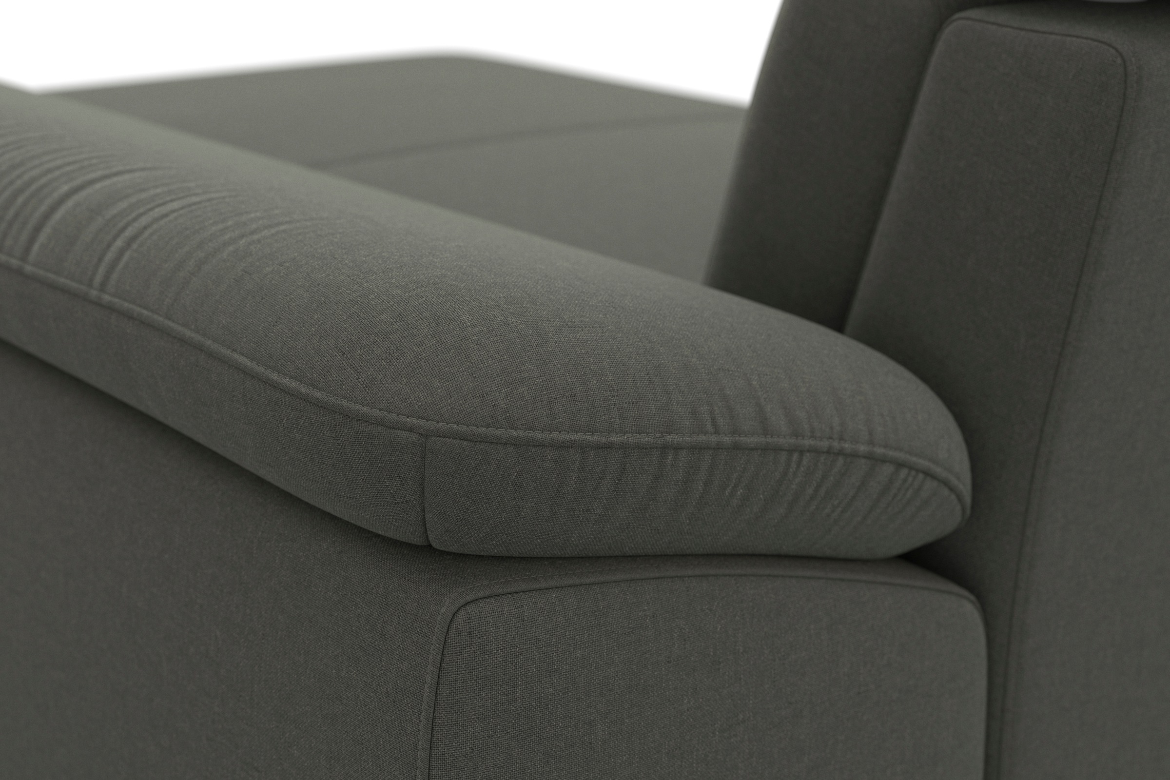 sit&more Wohnlandschaft »Cabrio U-Form, mit Sitztiefenverstellung, Arm- und Kopfteilverstellung«, 3 Nierenkissen, Federkern, optional Bettfunktion und Stauraum