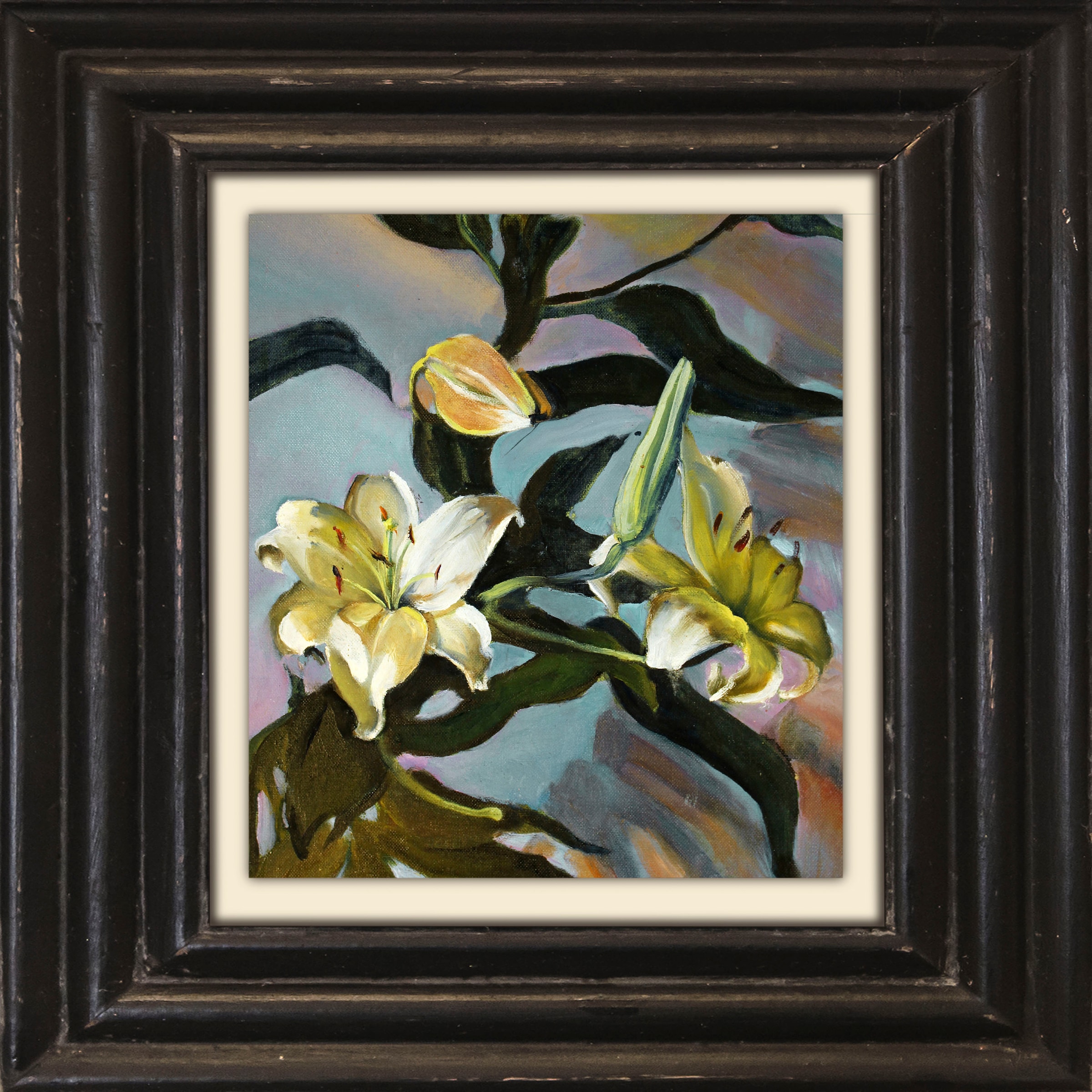 queence Leinwandbild »Blumen«, Kunst-Blumen-Blumenbilder-Stillleben-Garten- günstig online kaufen