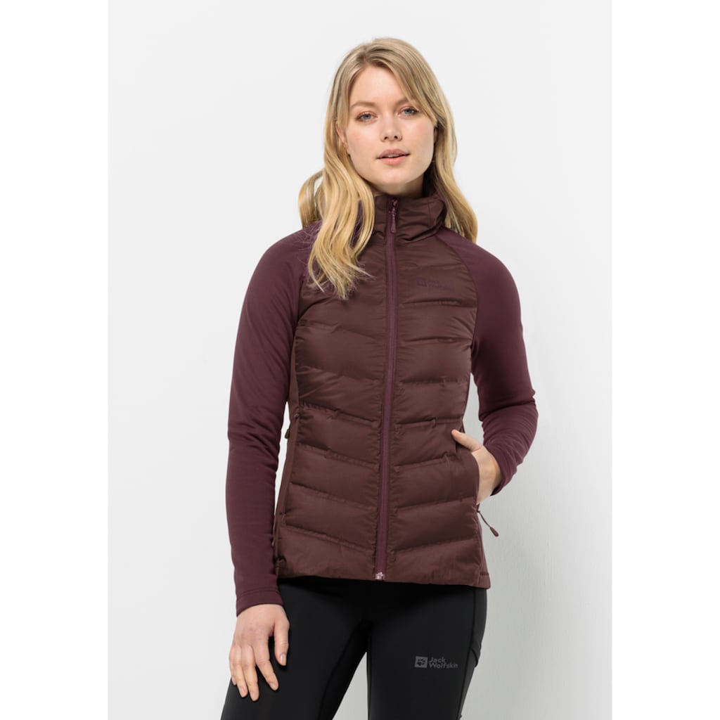 Jack Wolfskin Daunenjacke »TASMAN DOWN HYBRID W«, mit Kapuze