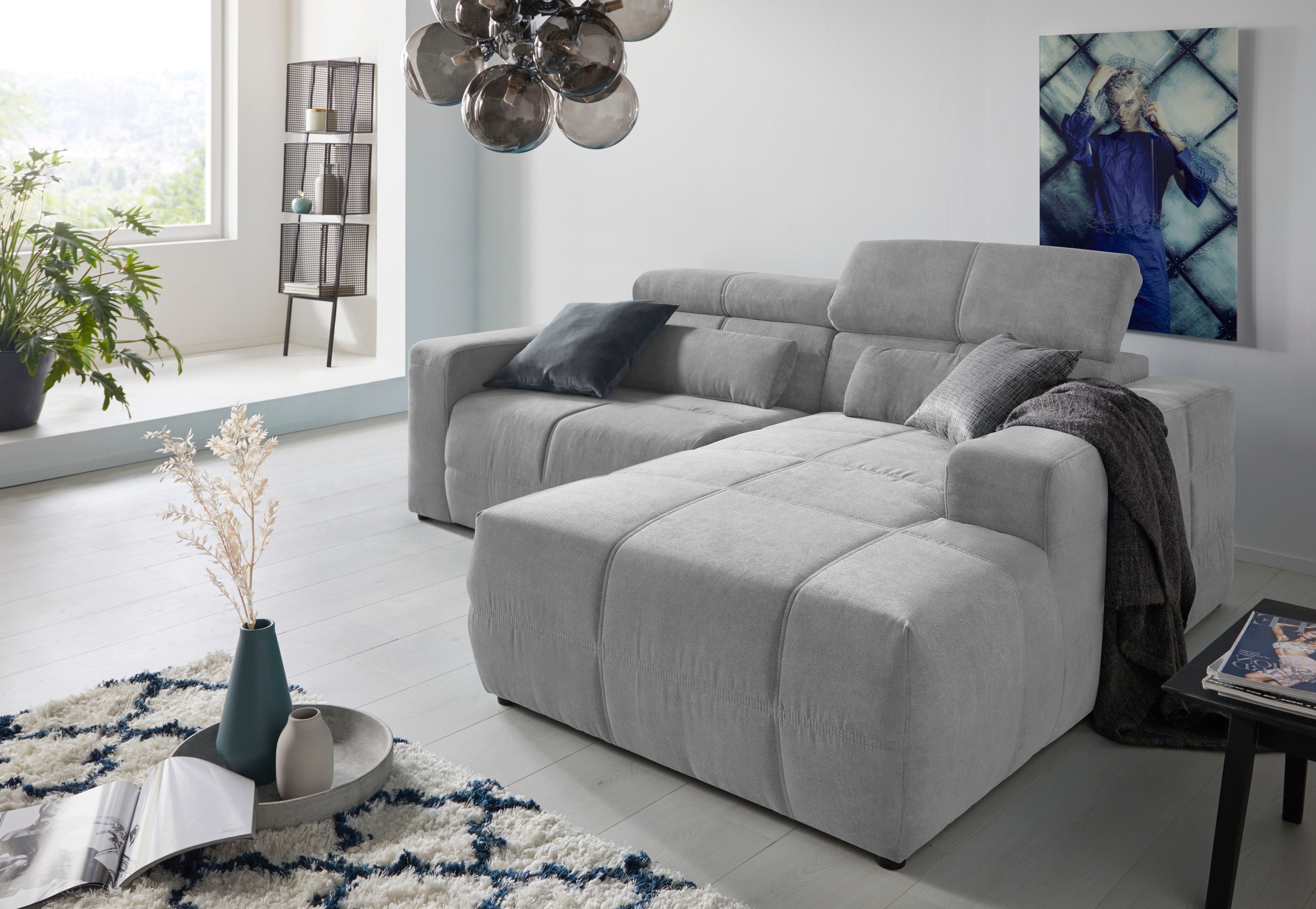 DOMO collection Ecksofa »Brandon kleine Ausführung B/T/H: 214/100/80 cm«, M günstig online kaufen