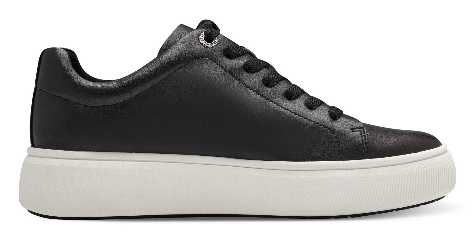 Tamaris Plateausneaker, Freizeitschuh, Halbschuh, Schnürschh mit Wechselfußbett