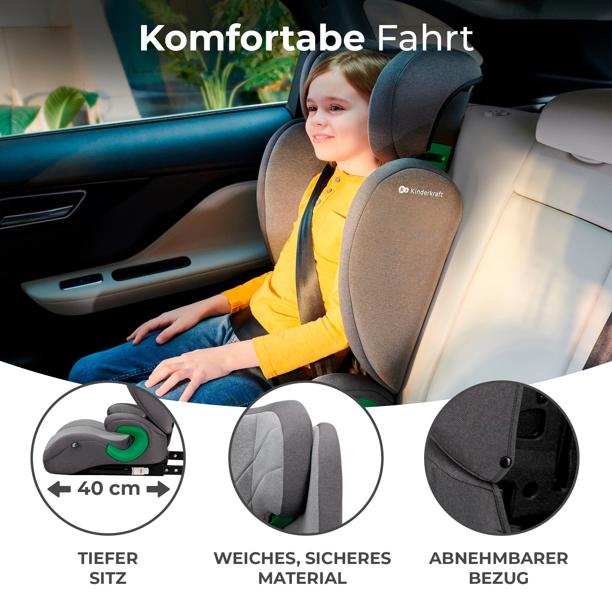 Kinderkraft Autokindersitz »JUNIOR FIX 2 i-Size«