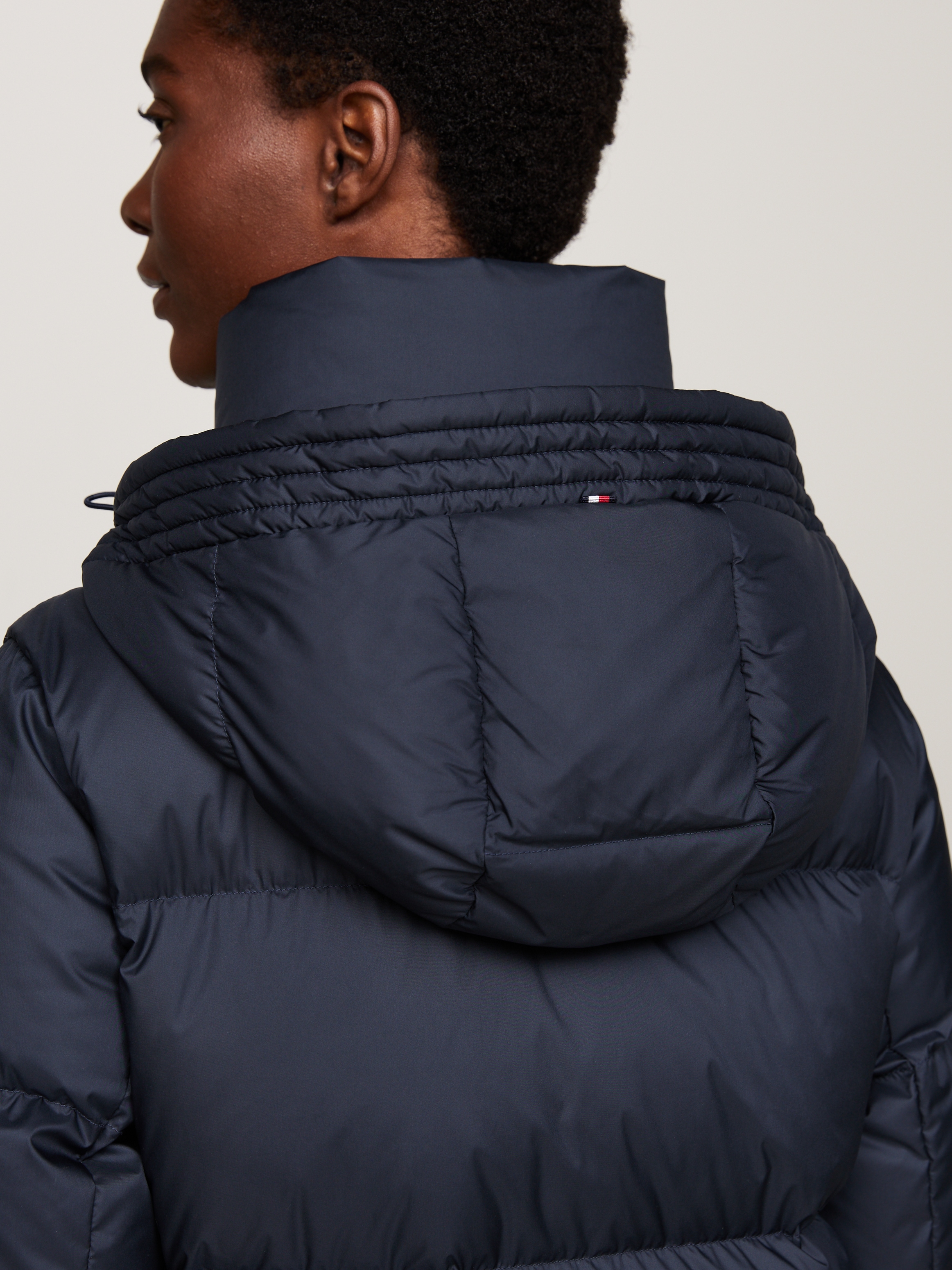 Tommy Hilfiger Steppmantel »HW DOWN CASUAL COAT«, Mit Kapuze