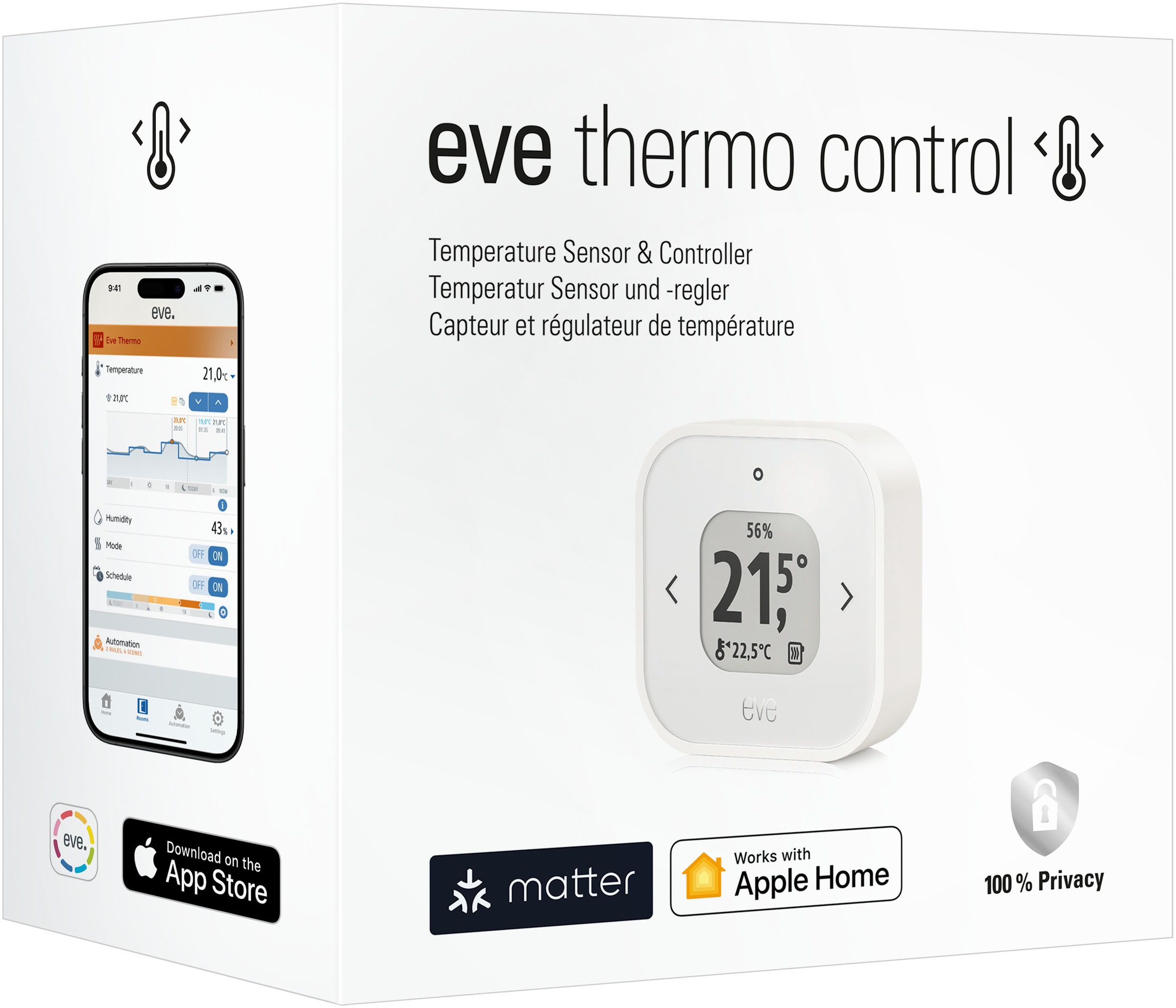 EVE Raumthermostat »Thermo Control«