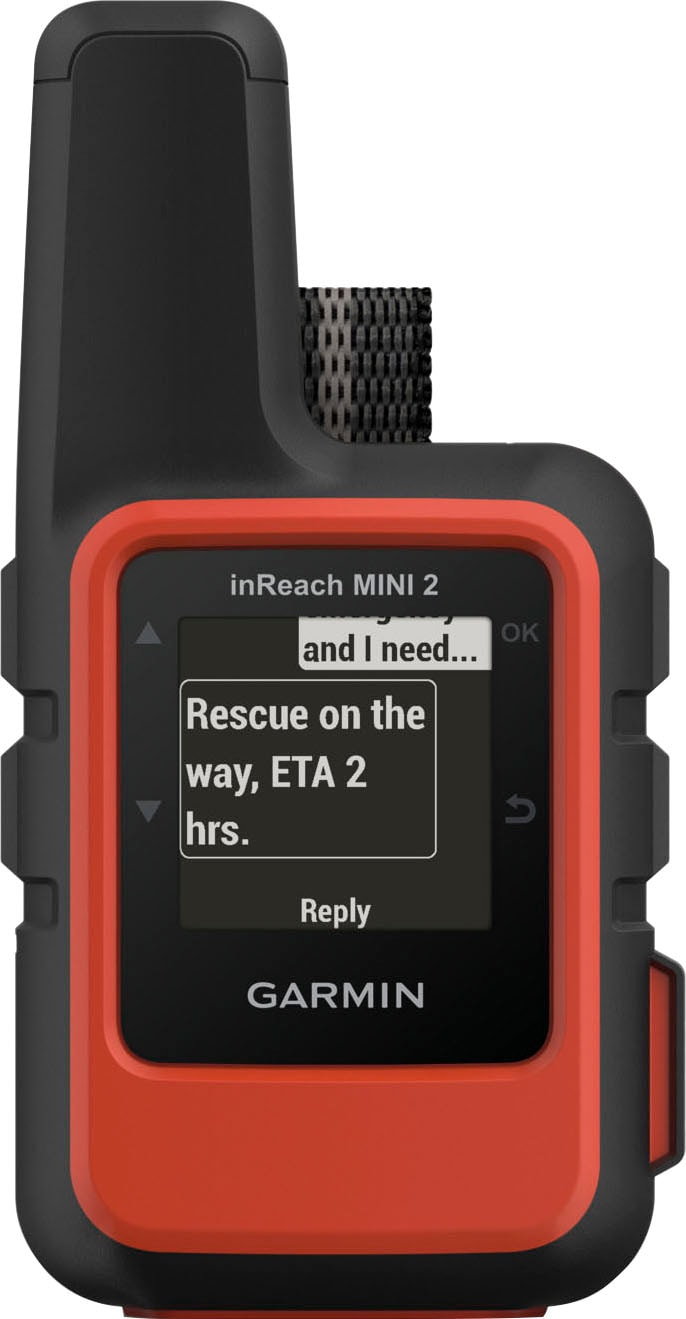 Garmin Outdoor-Navigationsgerät »Garmin inReach Mini 2 Black GPS EMEA«, TracBack-Routing-Funktion, Punkt-zu-Punkt-Navigation