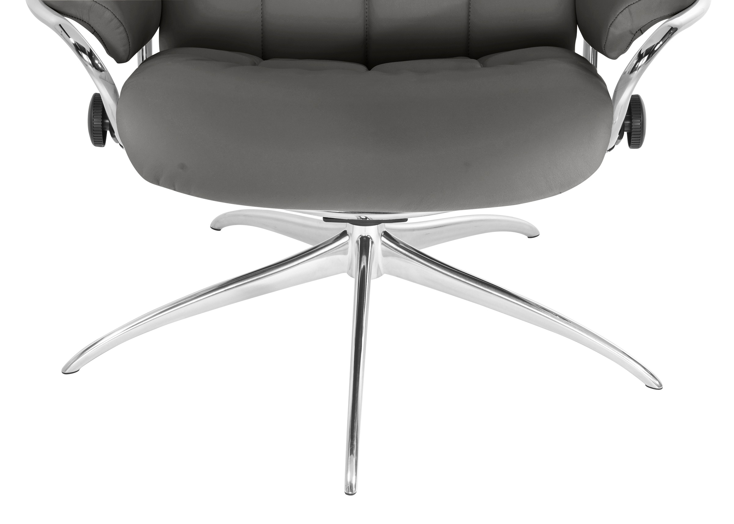 Stressless® Relaxsessel »London«, (Set, Relaxsessel mit Hocker), mit Hocker, High Back, mit Star Base, Gestell Chrom