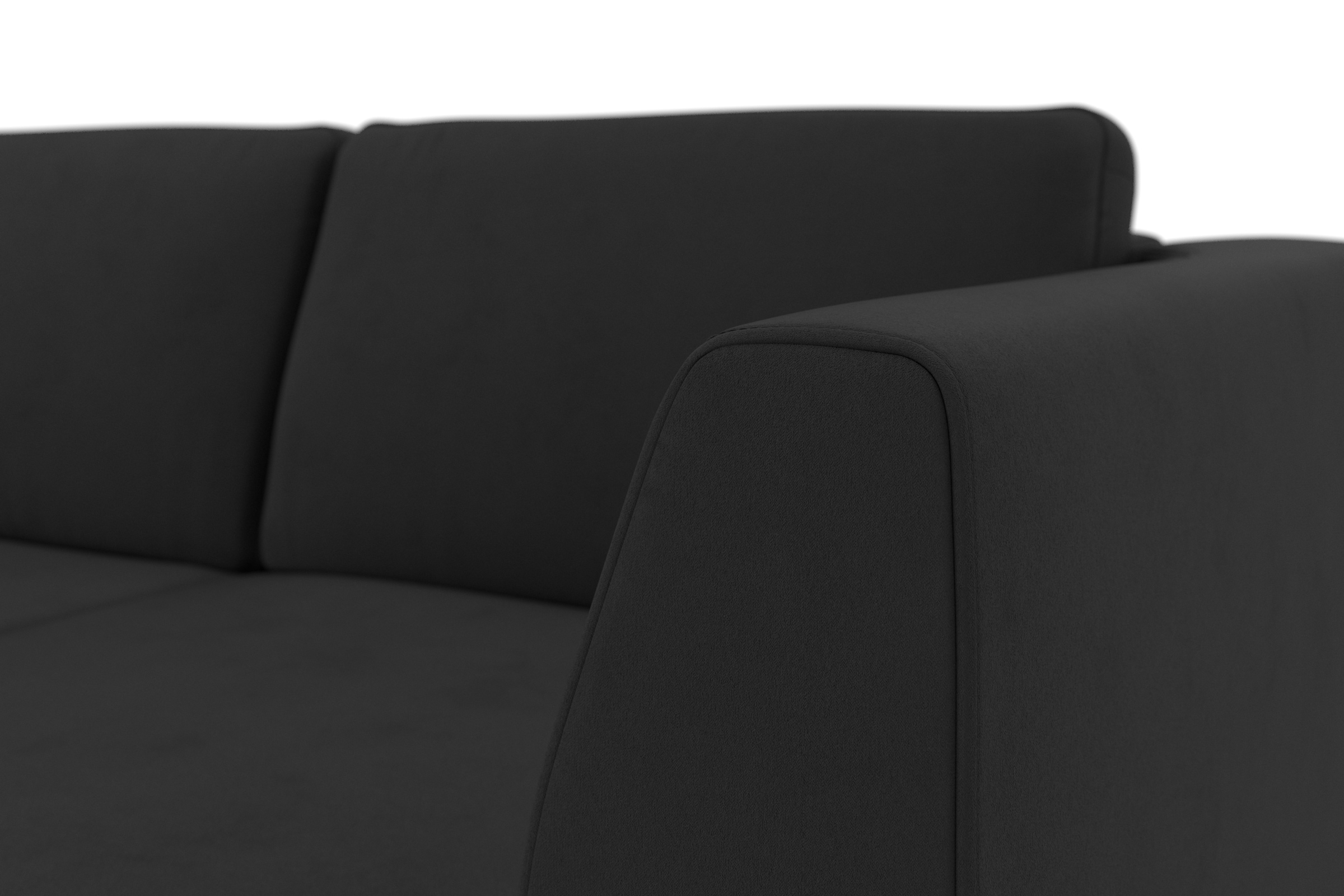 sit&more Ecksofa »Olsen L-Form«, inklusive Sitztiefenverstellung, wahlweise mit Bettfunktion, 15cm hoch