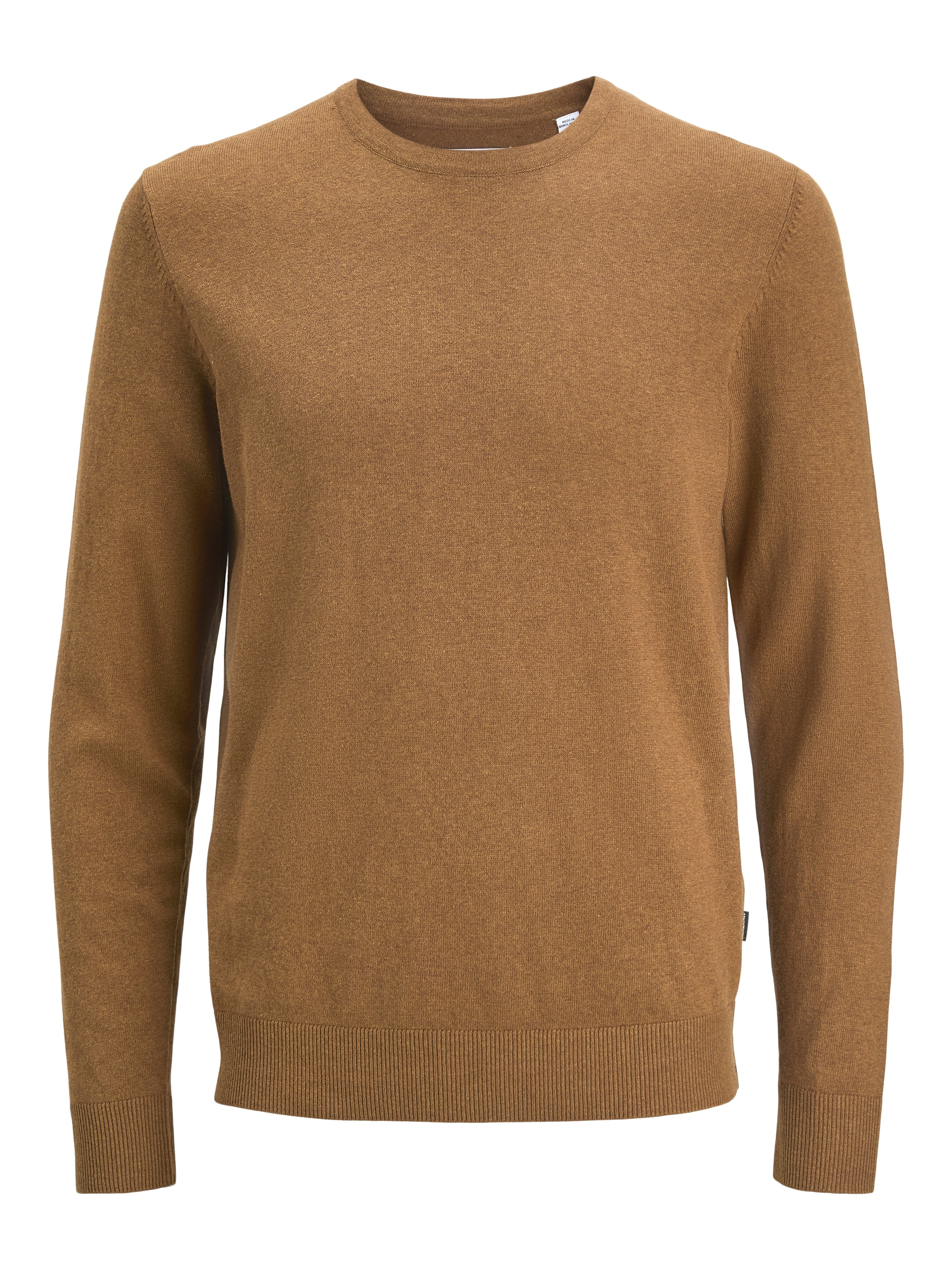 Jack & Jones Rundhalspullover »JJEEMIL KNIT CREW NECK NOOS« Baumwollmischung, regular fit