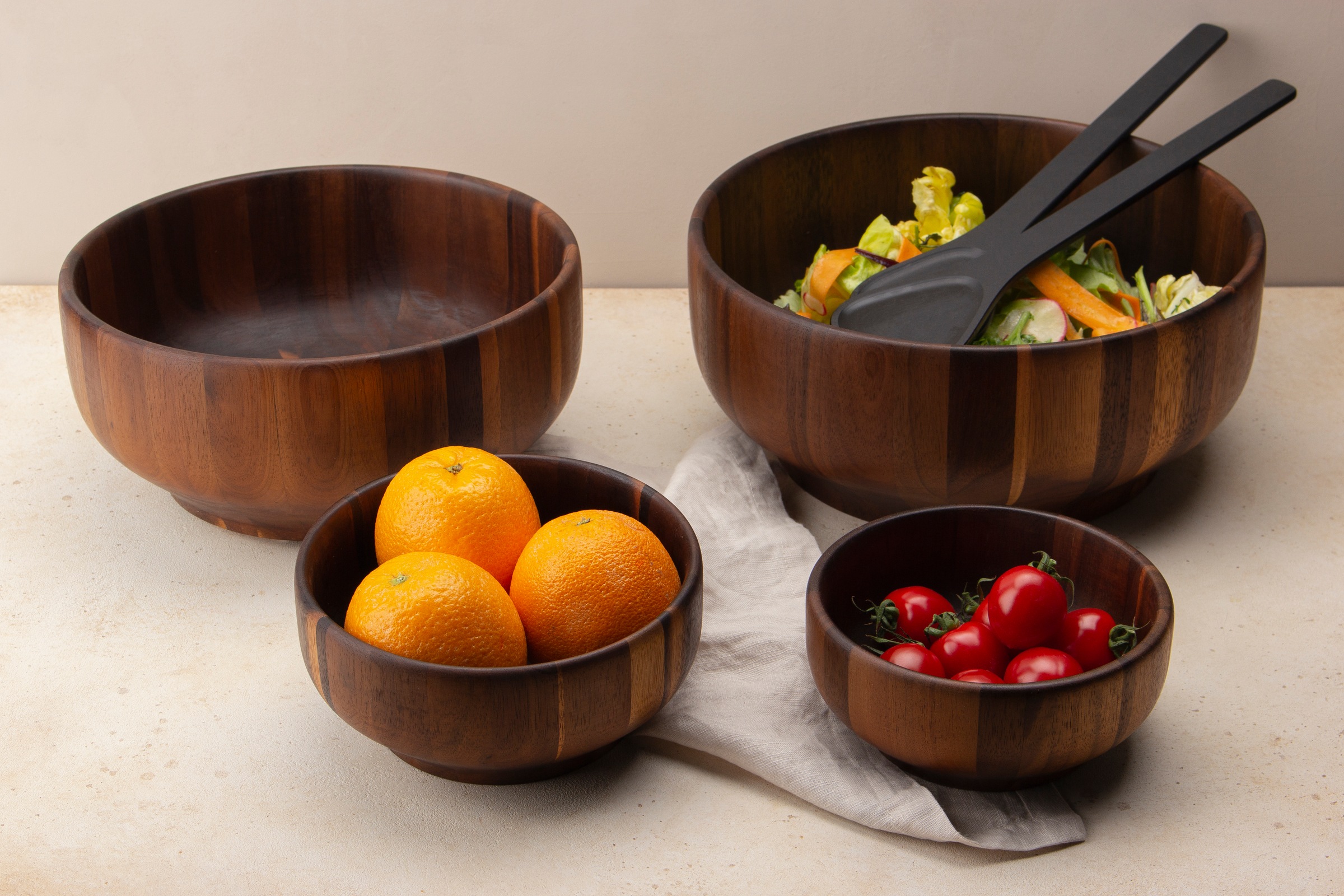 Continenta Salatbesteck »Duracore« Akazienholz, 31, cm günstig online kaufen