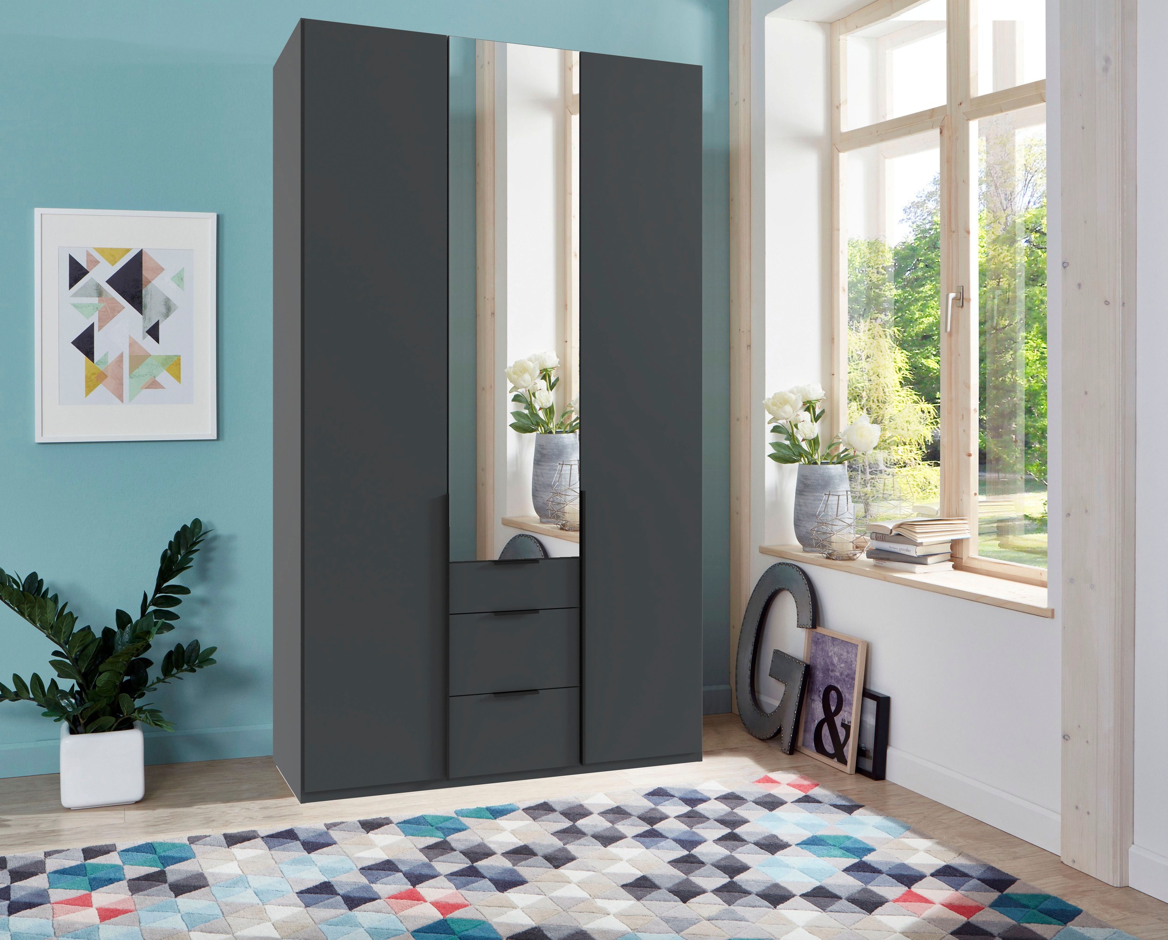 Wimex Drehtürenschrank »Mugano, 135 oder 180cm breit, 208 oder 236cm hoch, günstig online kaufen