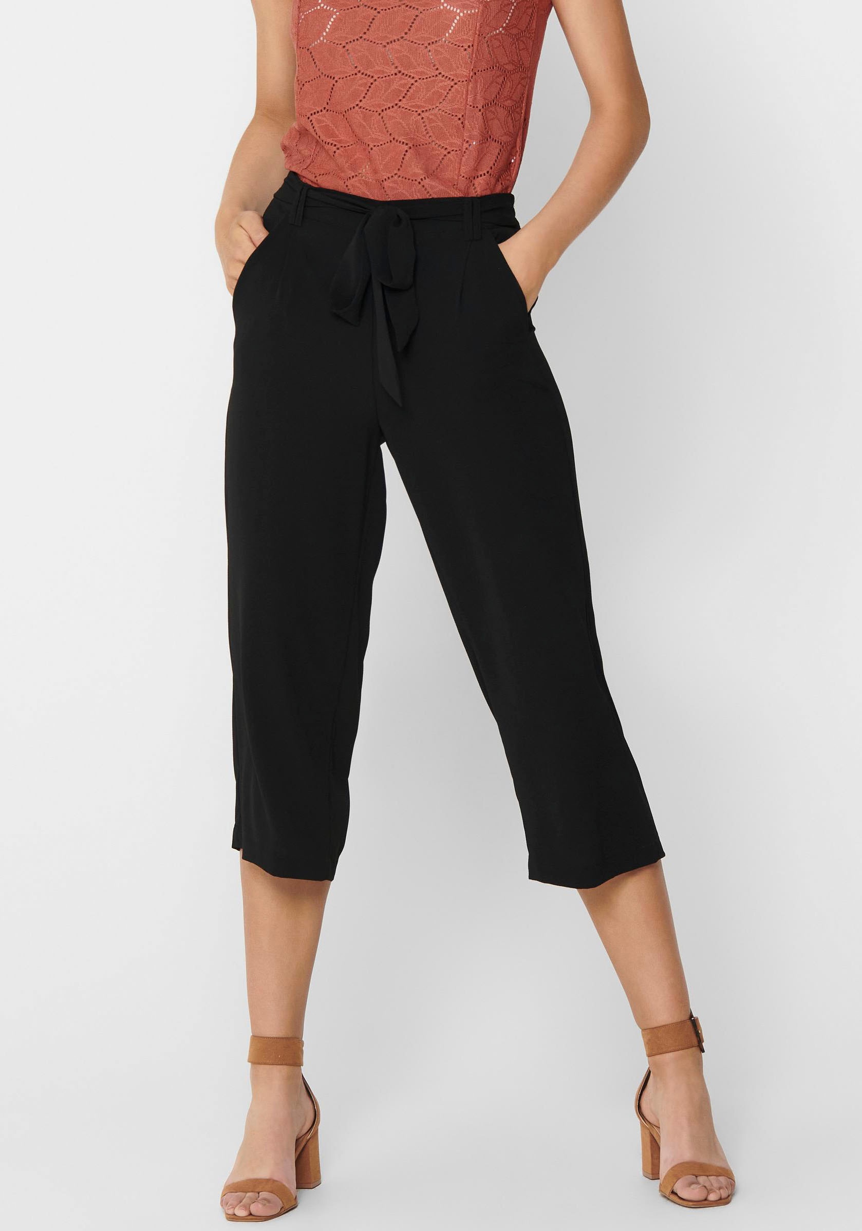 Palazzohose »ONLWINNER PALAZZO CULOTTE PANT NOOS PTM«, in uni oder gestreiftem Design