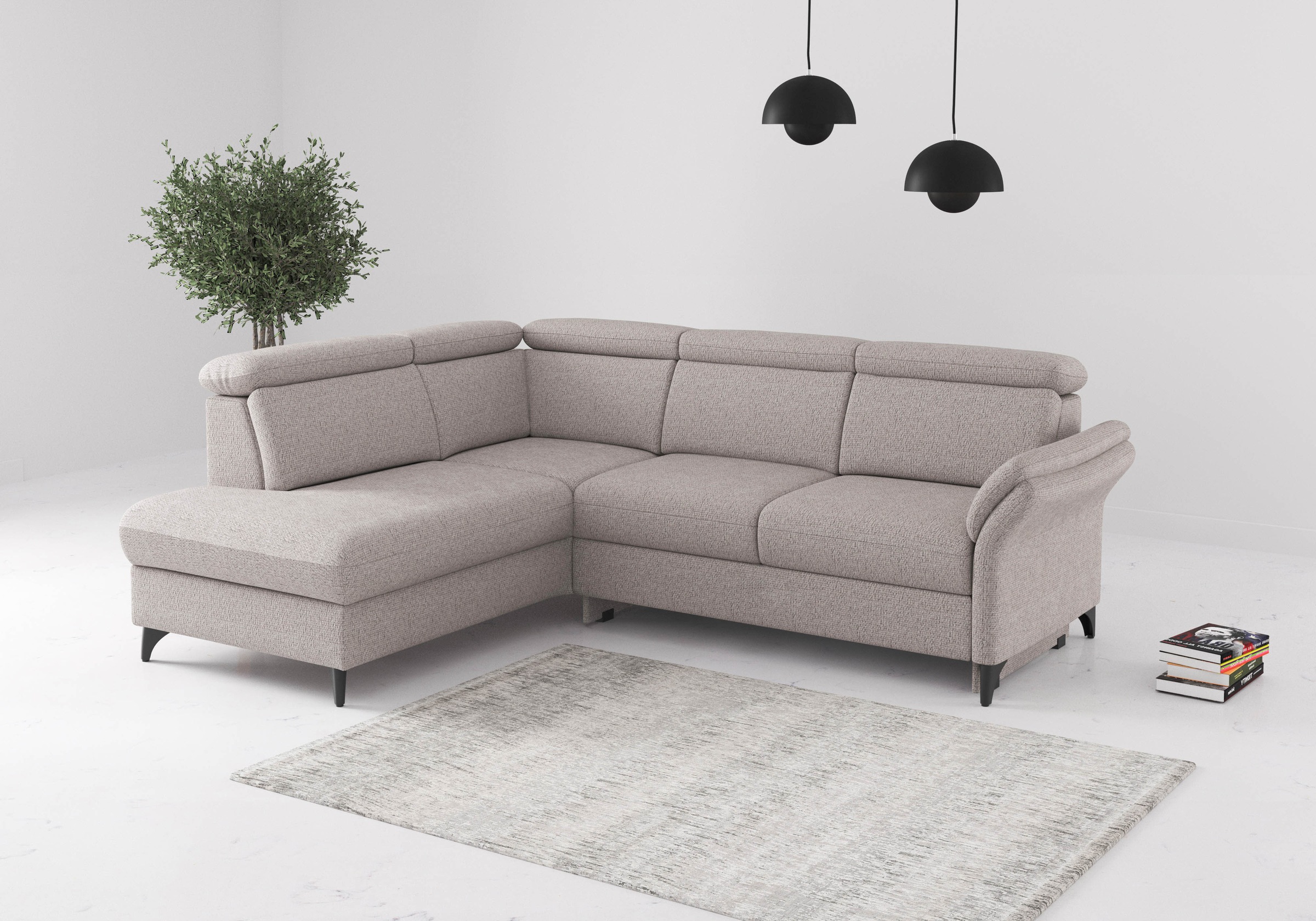 sit&more Ecksofa »Glendale« inkl. Kopfteilverstellung,wahlweise mit Vorzieh günstig online kaufen