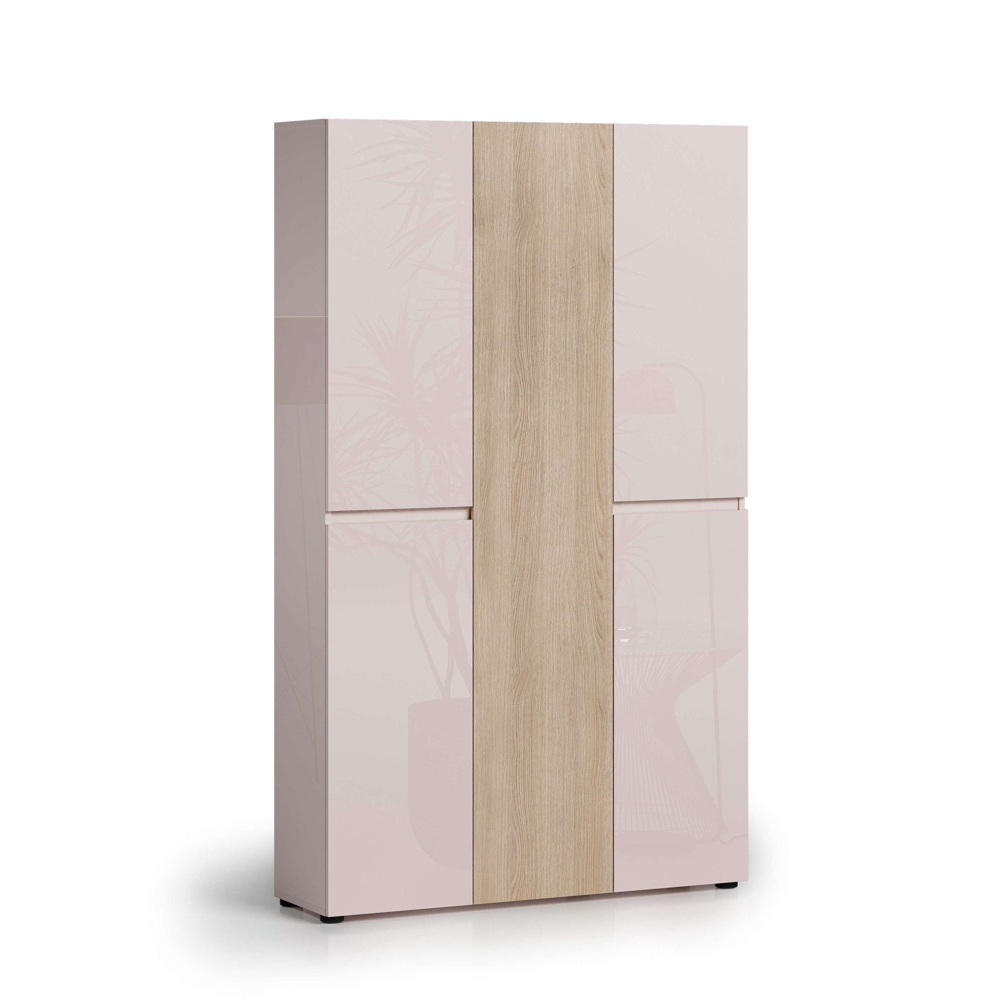 INOSIGN Schuhschrank »LADY, Schuhkommode,Schuhmöbel,Schuhablage,Schuhregal« 20 Einlegeböden,24 Fächer,ca. 58 Paar Schuhe-Maße: B/T/H:120x34x200 cm