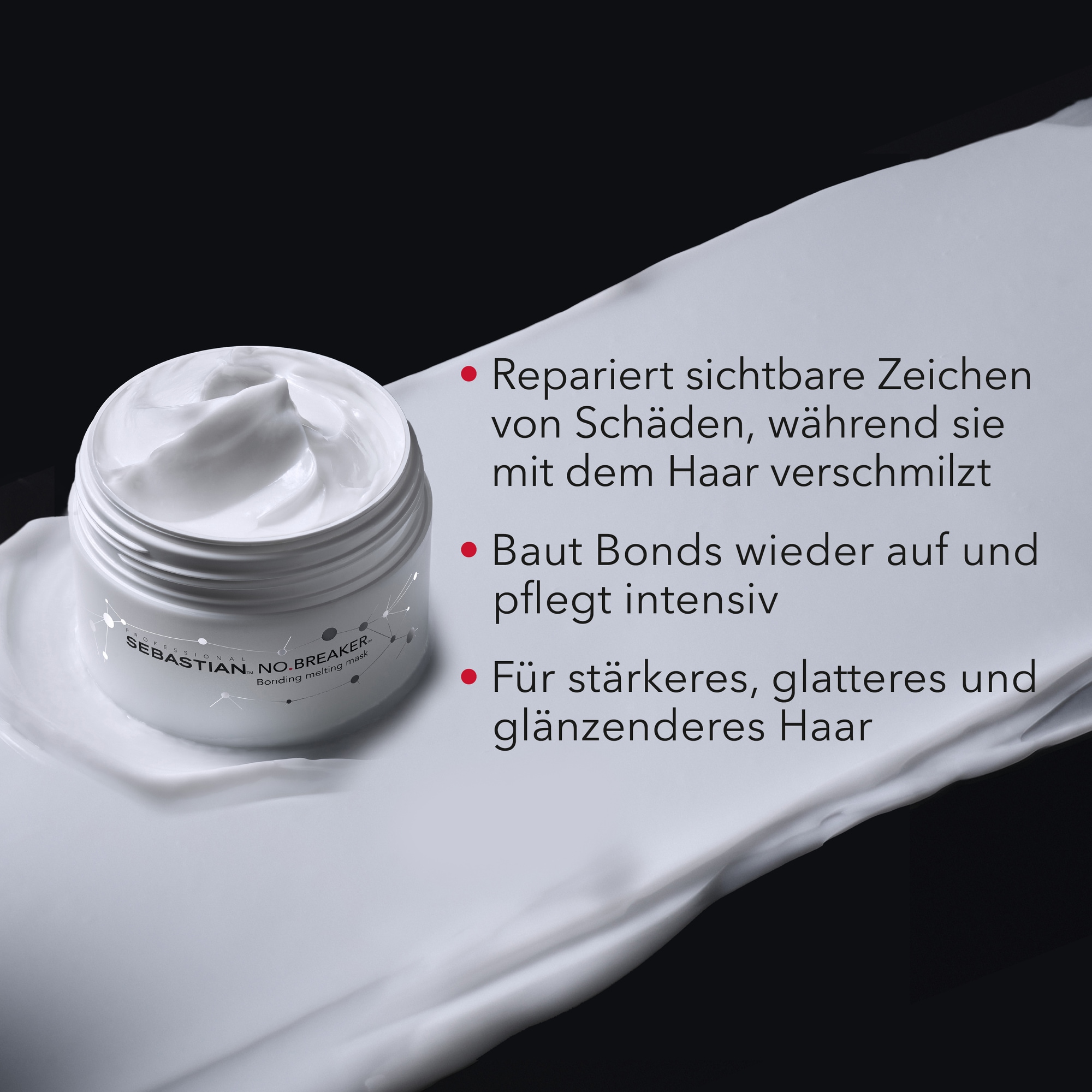 Sebastian Professional Haarmaske »NoBreaker Mask« gegen Haarbruch, stärkt das Haar, ultimativer Glanz