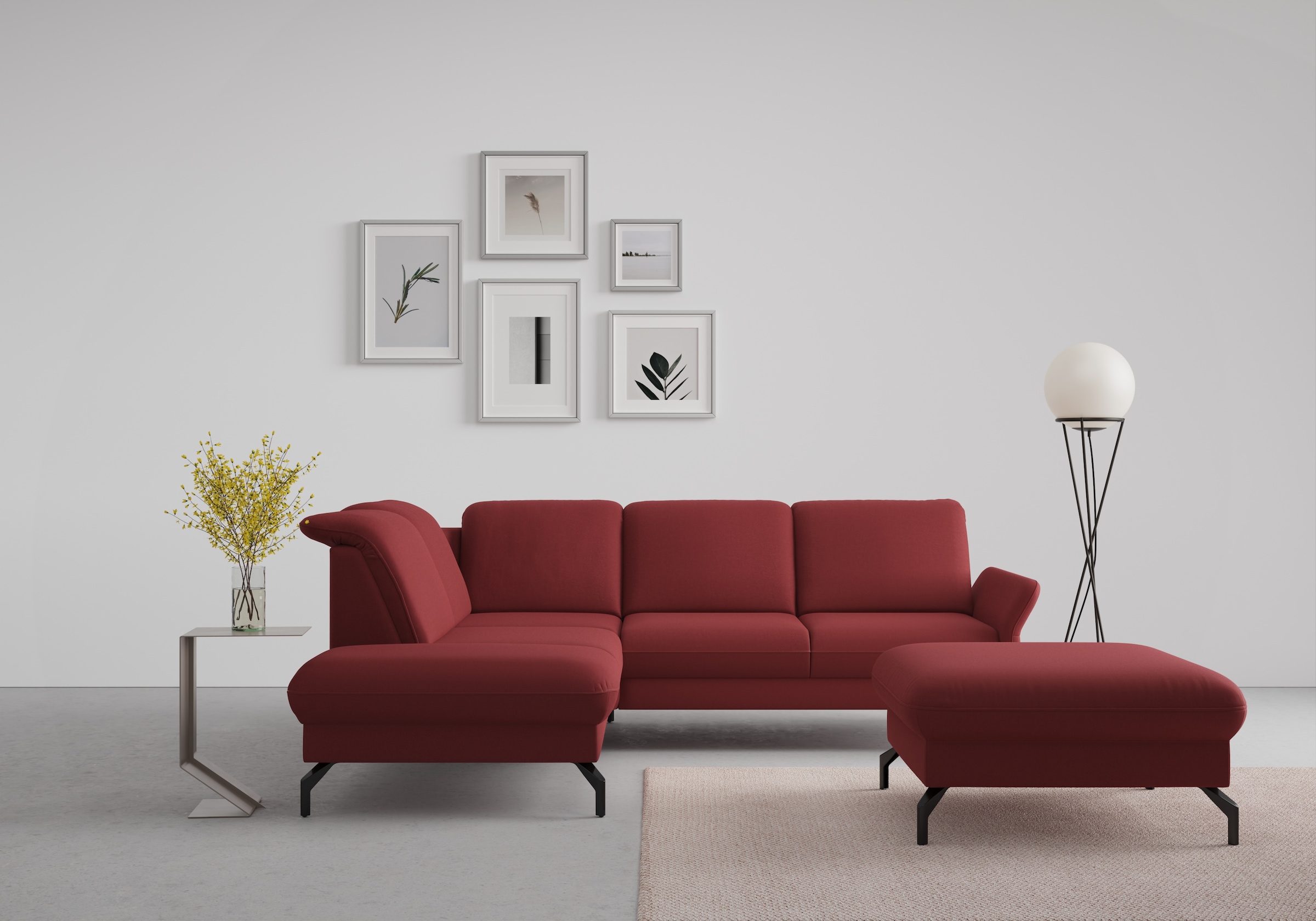 sit&more Ecksofa "Fashion L-Form", wahlweise mit Kopfteilverstellung und Vo günstig online kaufen