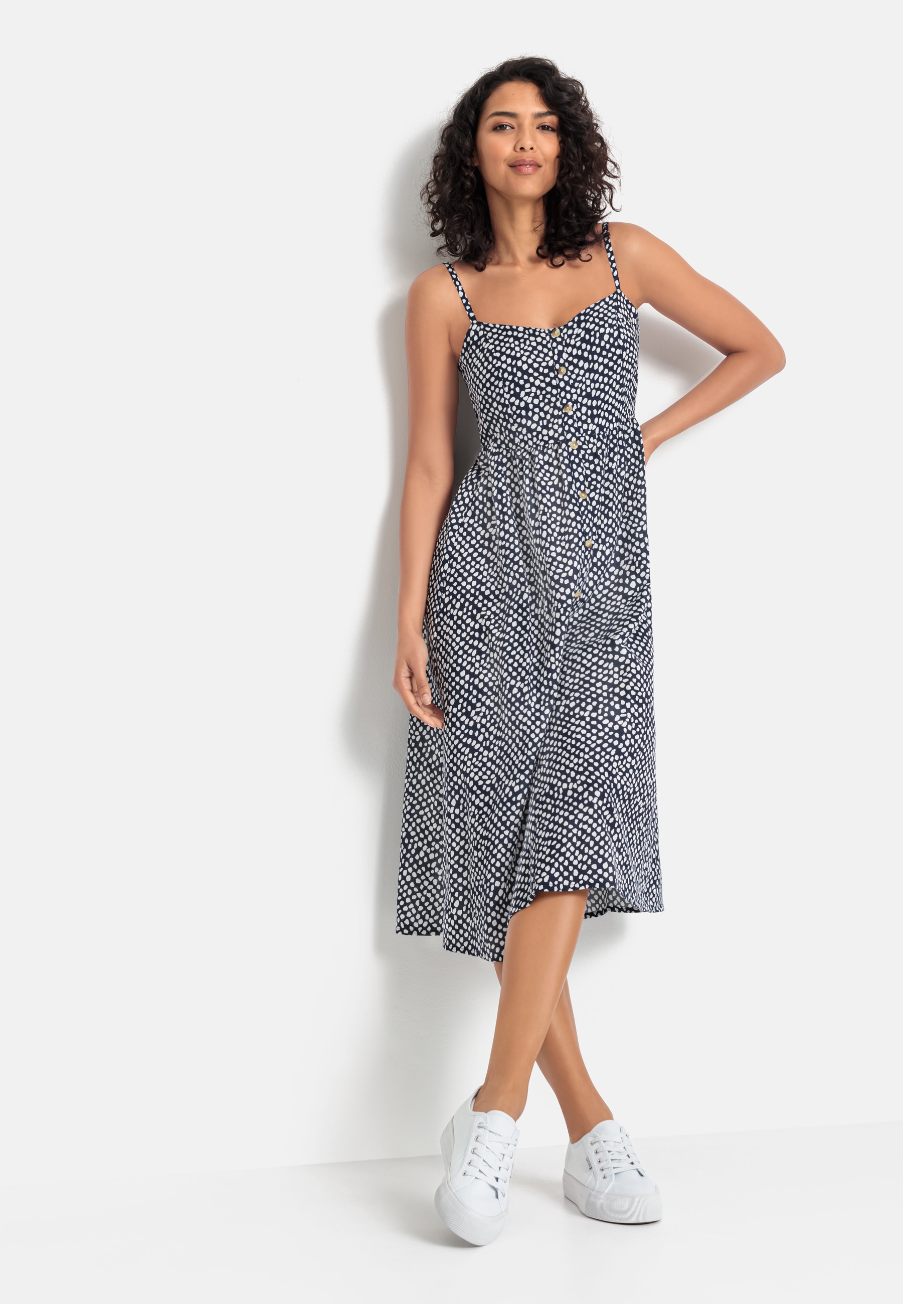 LASCANA Sommerkleid, aus Leinenmix online kaufen | Shorts