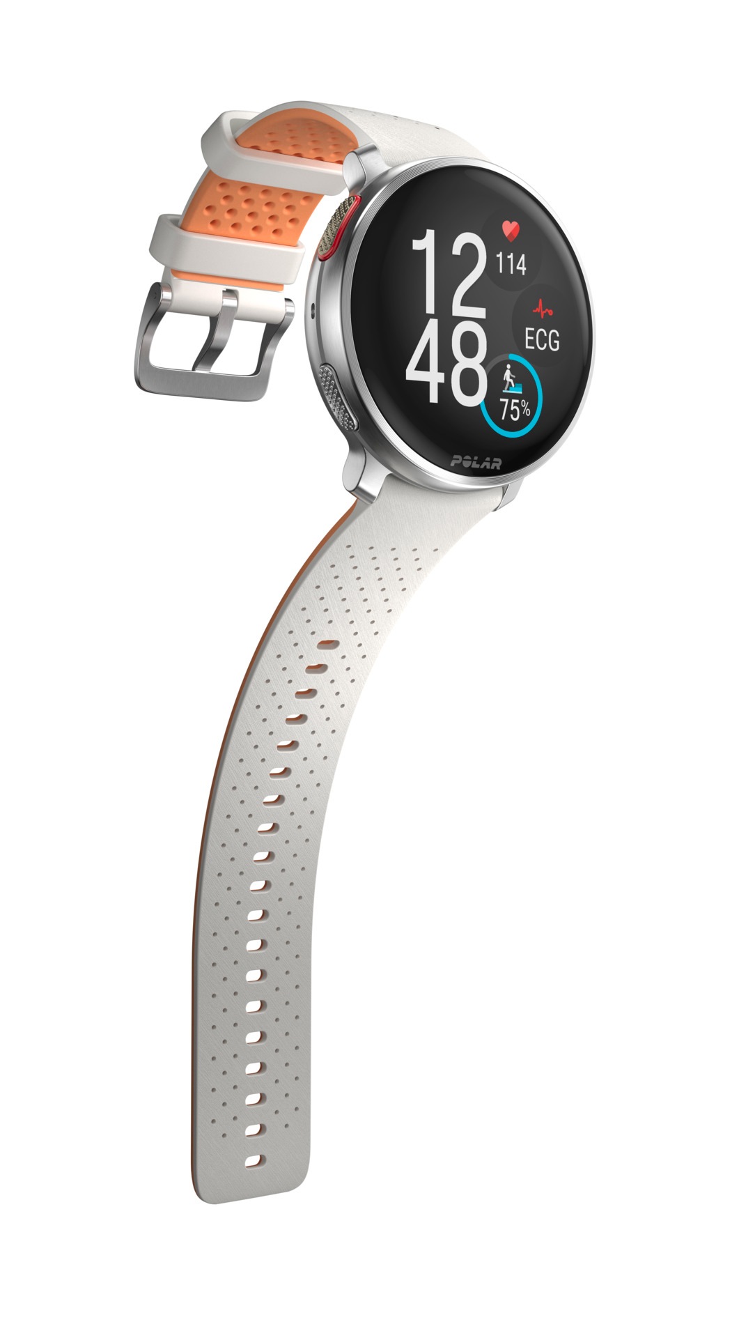 Polar Smartwatch »VANTAGE V3«, (3,5 cm / 1,39 Zoll), 32 GB, Premium-Multisportuhr Silikon-Armband S-L)