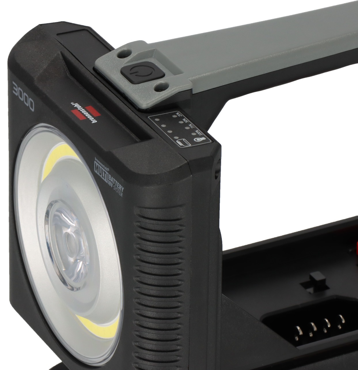 Brennenstuhl LED Baustrahler »Multi Battery LED Akku Handscheinwerfer HL 3000«, Leuchtmittel LED-Modul | LED fest integriert, kompatibel mit 18V Akkus 11 verschiedener Hersteller