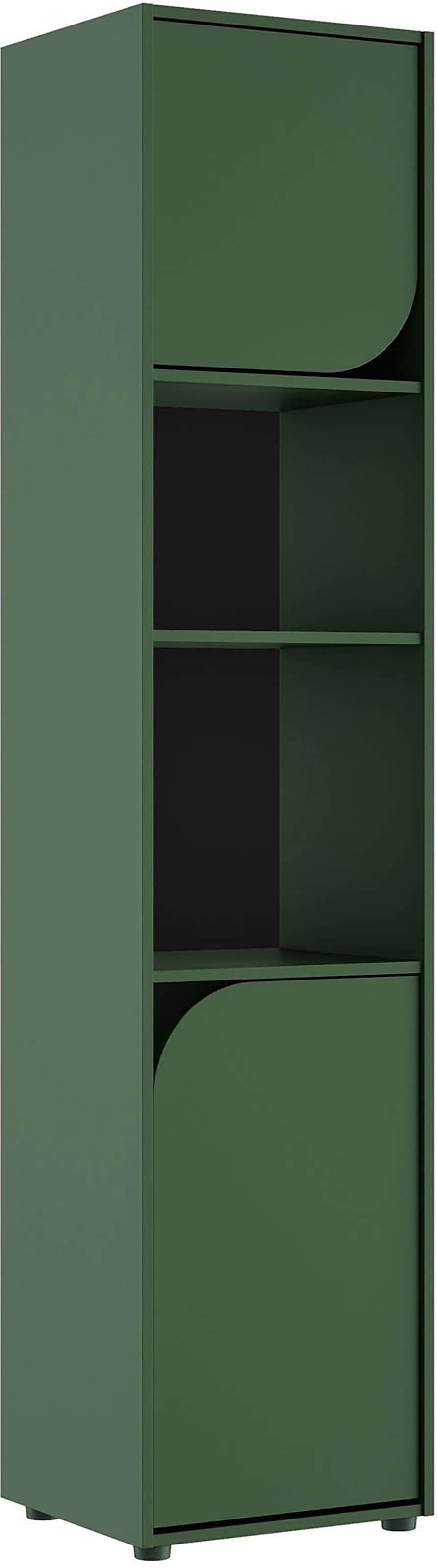Gami Kleiderschrank »2-türiges Bücherregal«, Ein sehr funktioneller Schrank mit Regal.