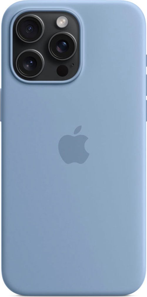 Apple Smartphone-Hülle »iPhone 15 Pro Max Silikon mit MagSafe«, Apple iPhone 15 Pro Max, 17 cm (6,7 Zoll)