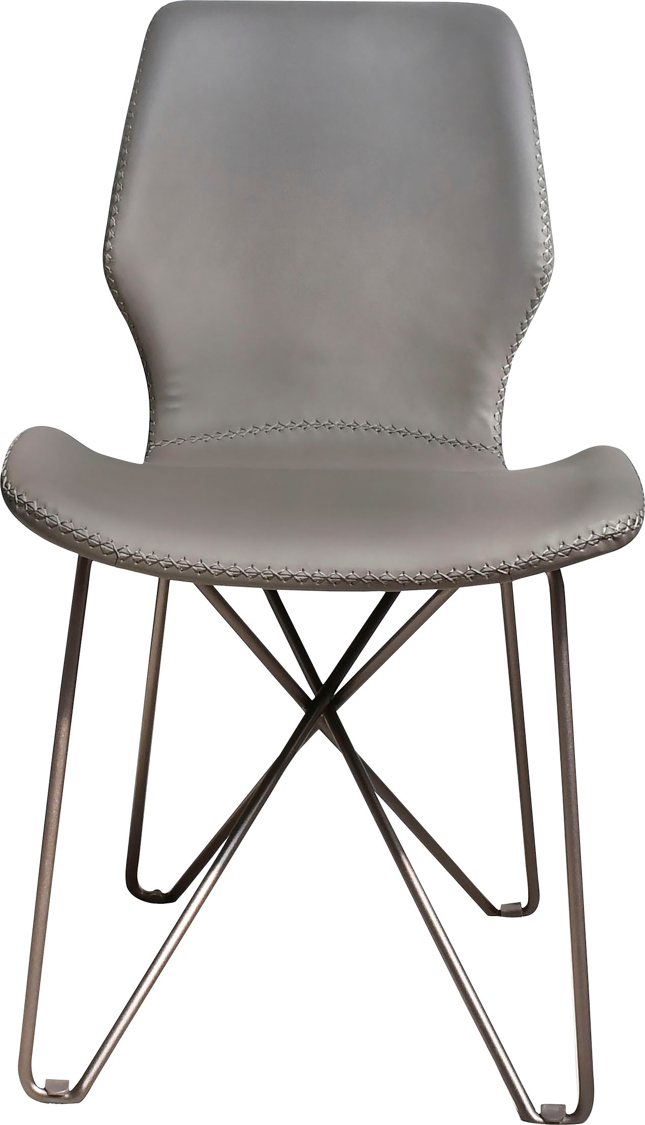 Leonique Esszimmerstuhl »Layla« () Polyester Esszimmerstuhl, grau, Schalens günstig online kaufen