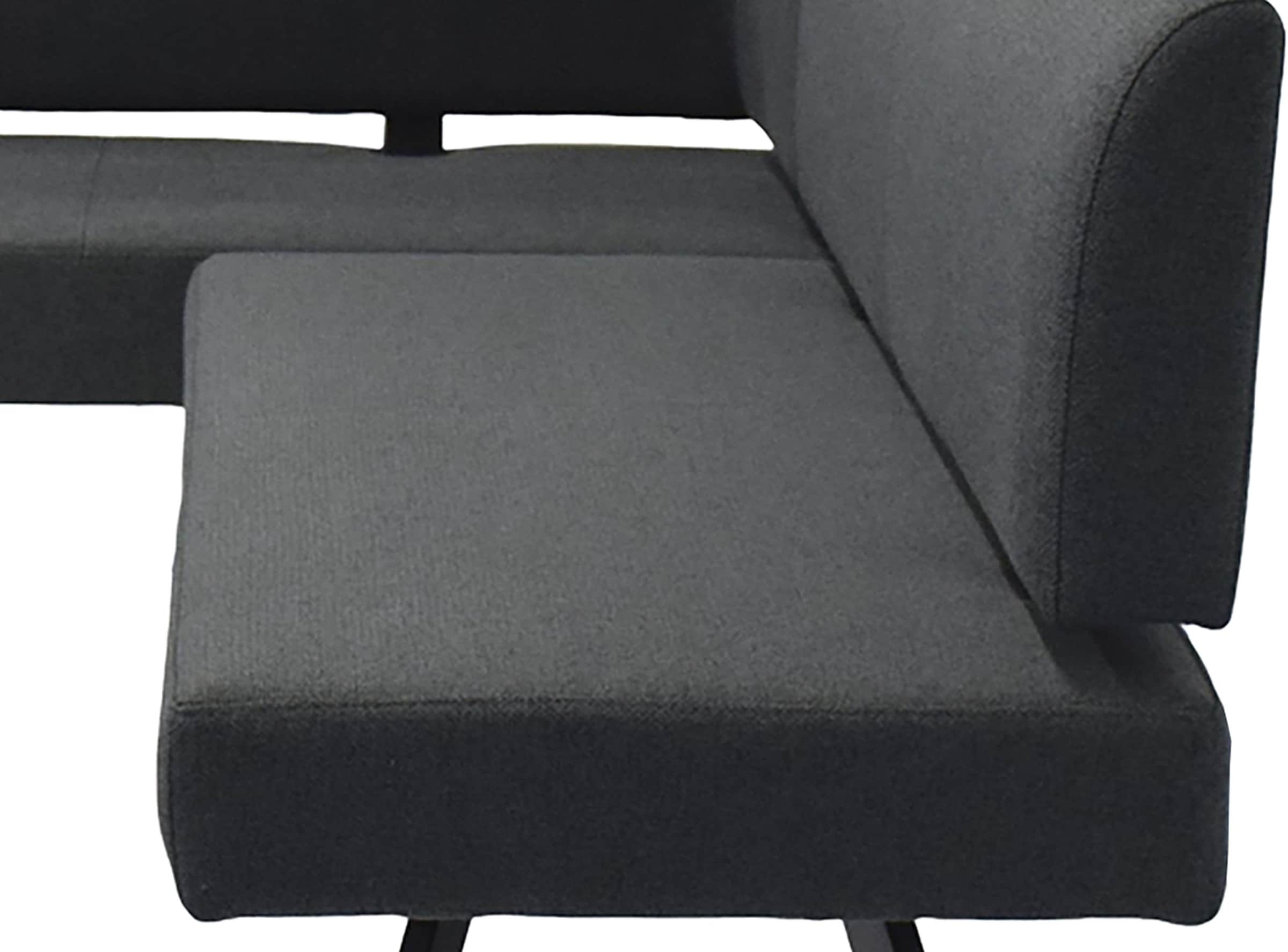 byLIVING Eckbank »TORONTO« Webstoff, bis 160 kg, Taschenfederkern, 4-Fußgestell, 3 Sitzplätze