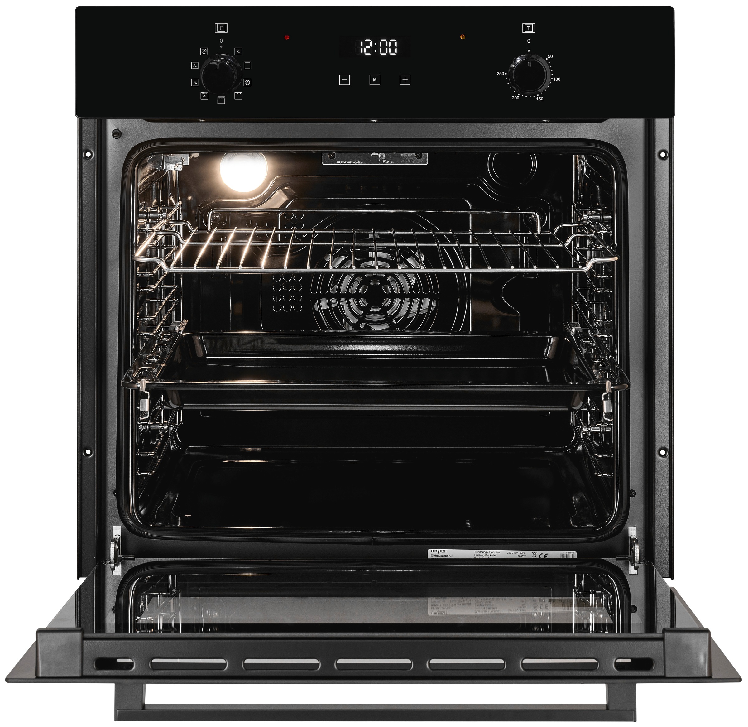 exquisit Einbaubackofen  »EBE278-H-020 schwarz«