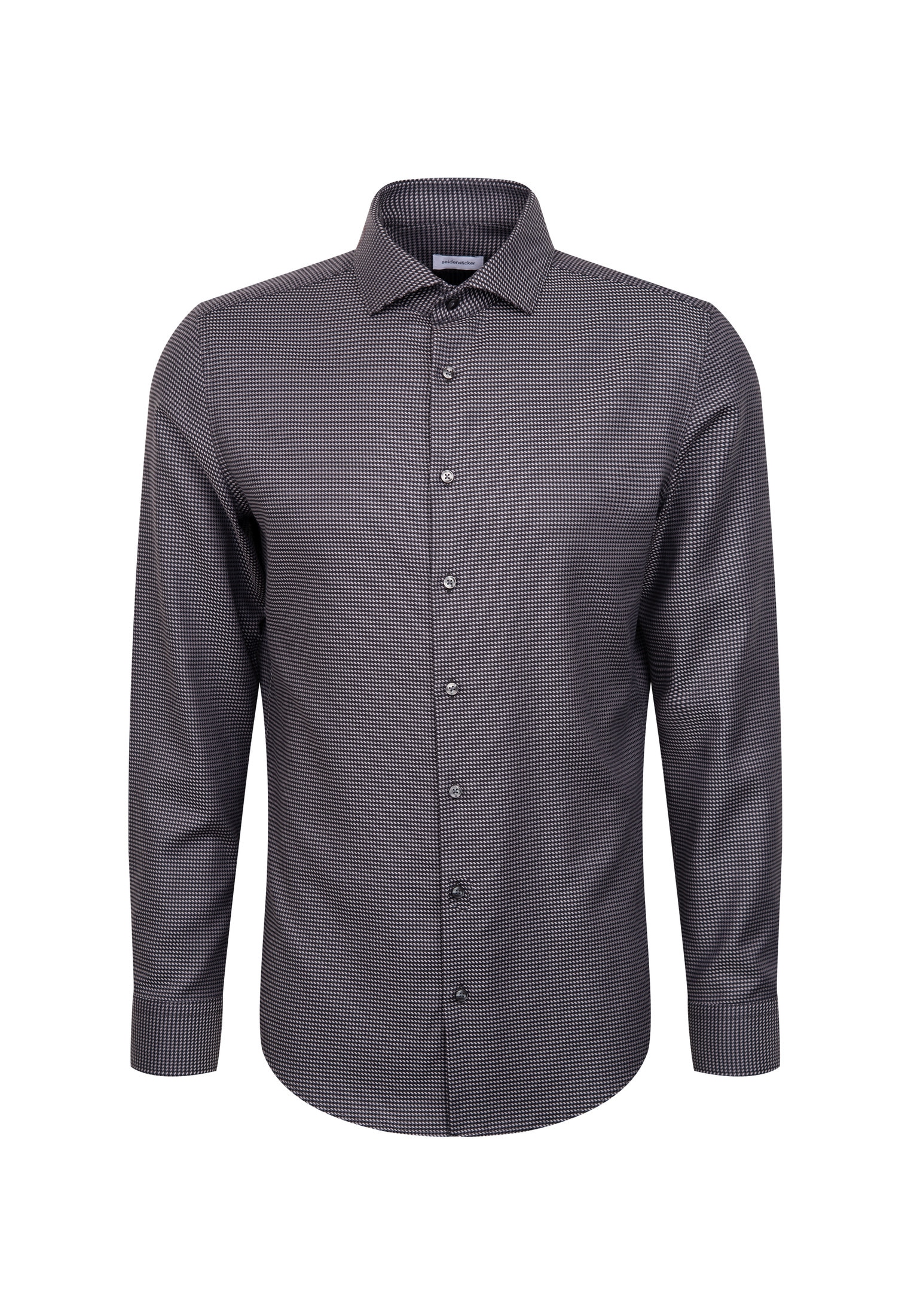 seidensticker Businesshemd »Schwarze Rose« Slim 1/1 Kentkragen Pepita