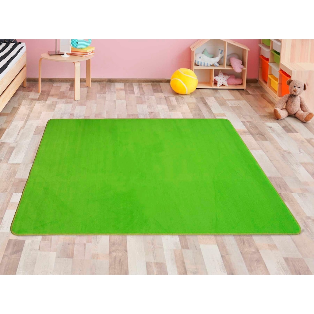 Primaflor-Ideen in Textil Kinderteppich »SITZKREIS«, rechteckig, 5 mm Höhe, Spielteppich, ideal im Kinderzimmer
