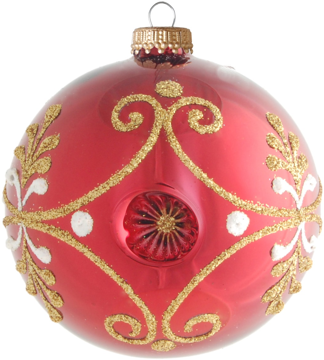 Krebs Glas Lauscha Weihnachtsbaumkugel online (1 Glas«, Glas, bestellen Weihnachtsdeko mit Christbaumkugeln aus Christbaumschmuck, rot, Dekor »CBK93458, St.)
