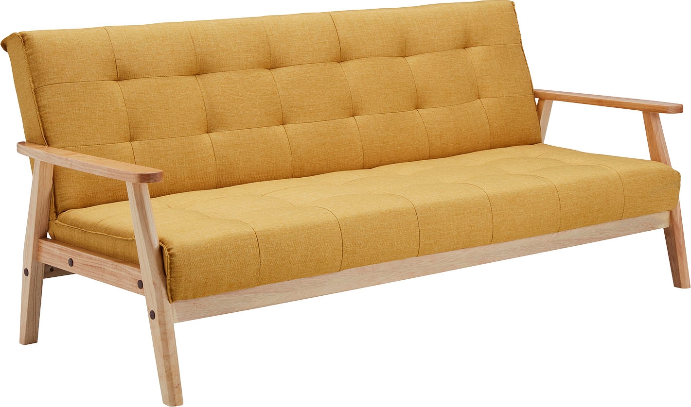 SalesFever Schlafsofa »Skagen 3-Sitzer Schlafsofa«, Holzgestell Sofa: Entsp günstig online kaufen