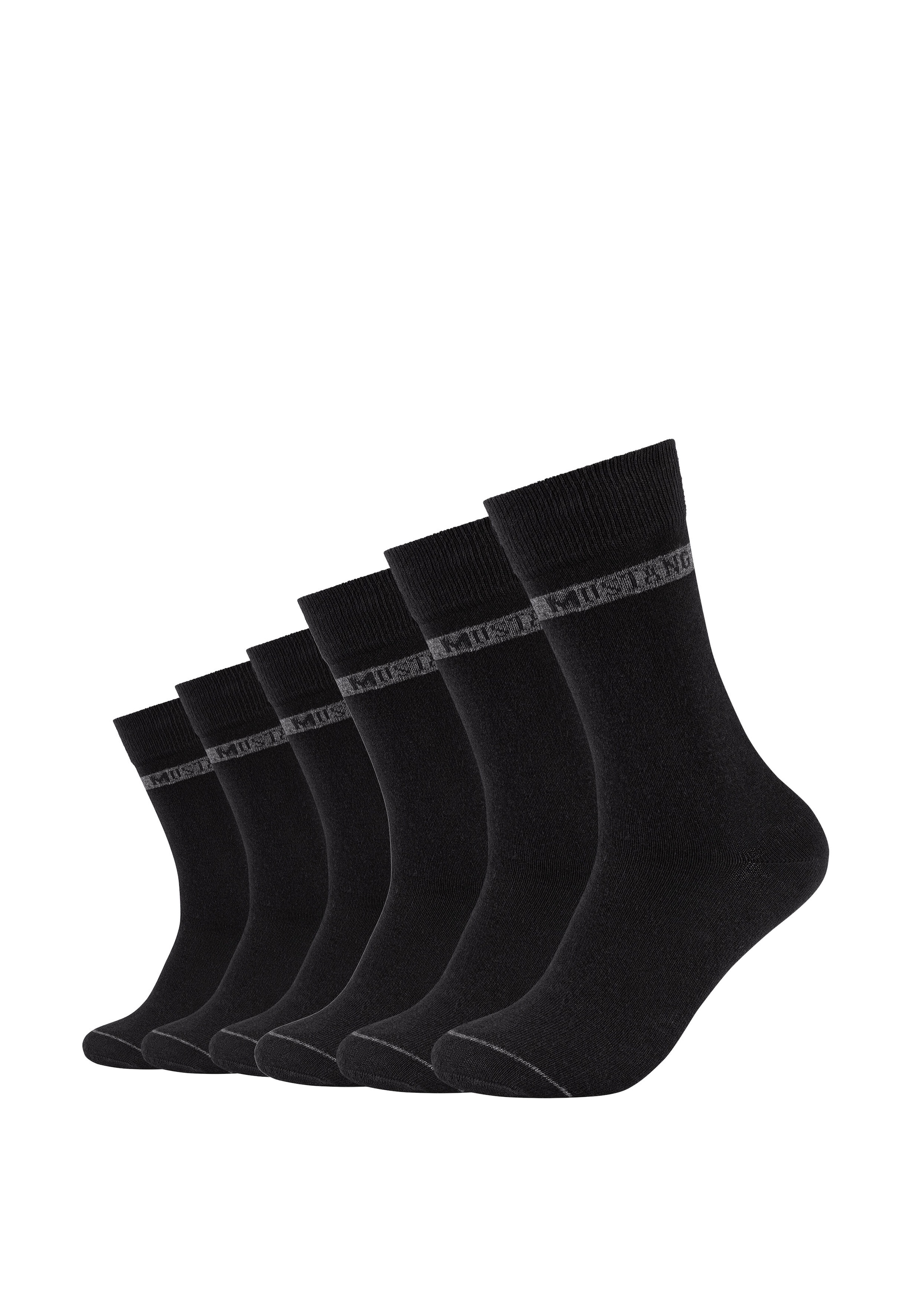 Socken, (6er Pack), mit Weicher und elastischer Komfortbund