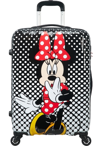 Hartschalen-Trolley »Disney Legends, Minnie Mouse Polka Dot, 65 cm«, 4 Rollen