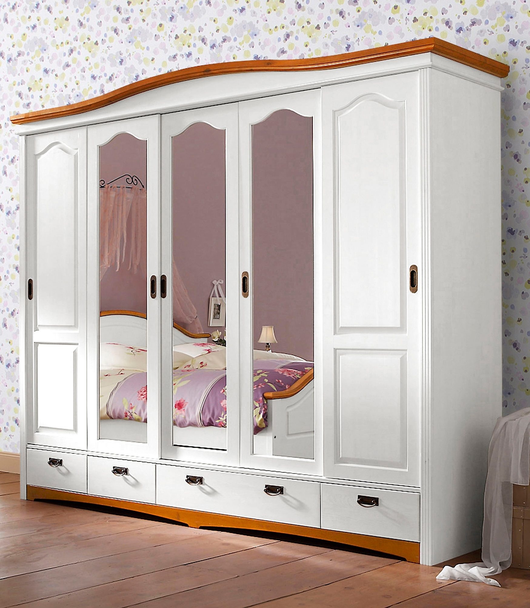 OTTO home Schiebetürenschrank »Konrad, Landhausstil, rustikal, mit Schublad günstig online kaufen