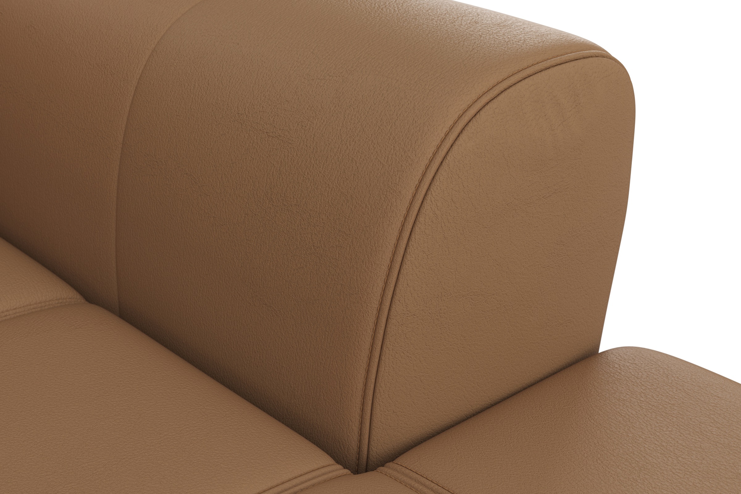 sit&more Ecksofa »Bendigo L-Form«, inklusive Sitztiefenverstellung, Bodenfreiheit 12 cm, in 2 Fußfarben