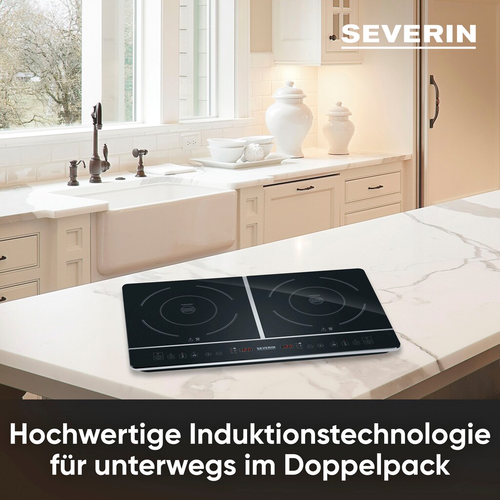 Severin Doppel-Induktionskochplatte »DK 1031«