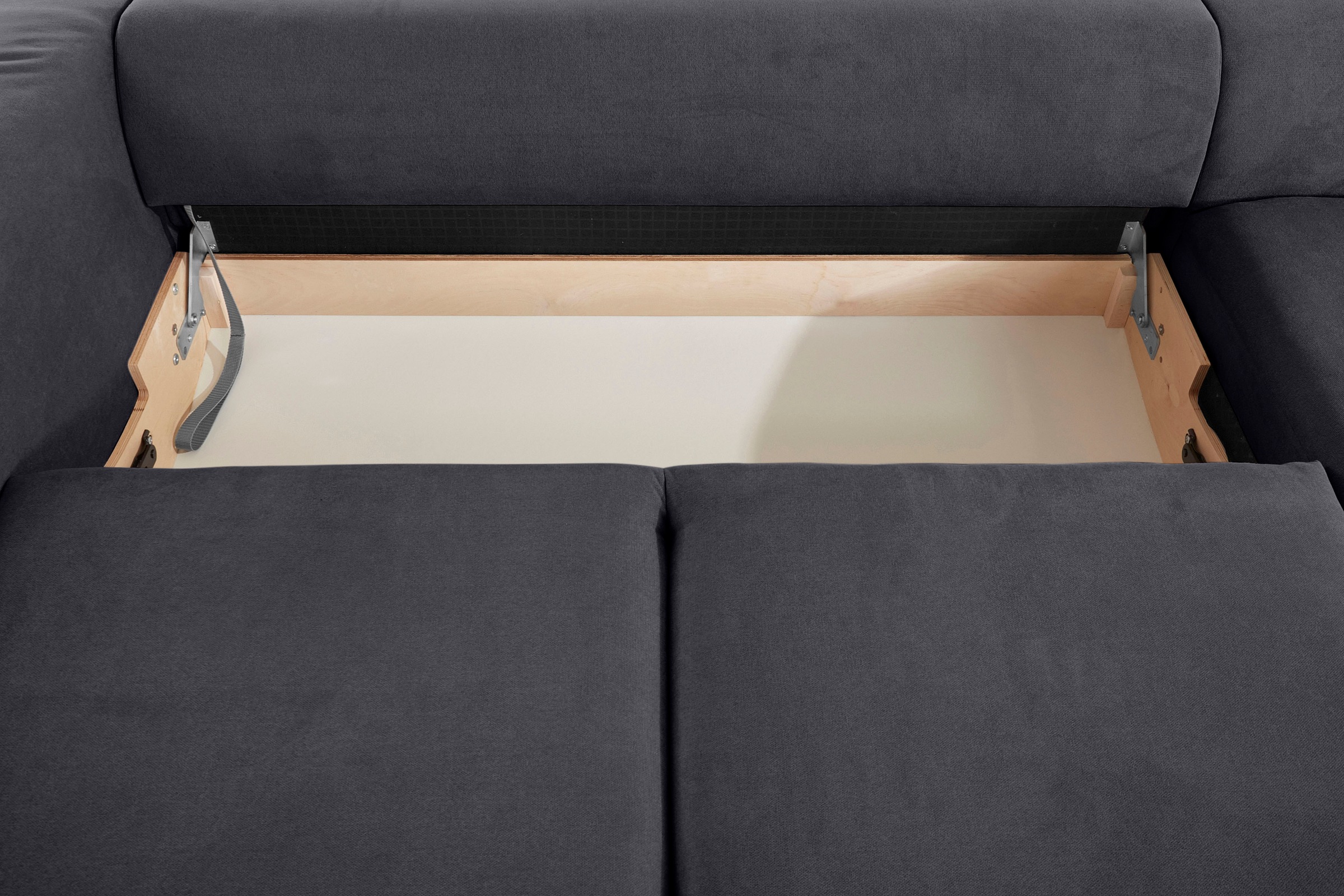 INOSIGN Ecksofa »Lumber Jack, elegant und bequem, Breite 280, hoher Fuß, L-Form«, in moderner Optik