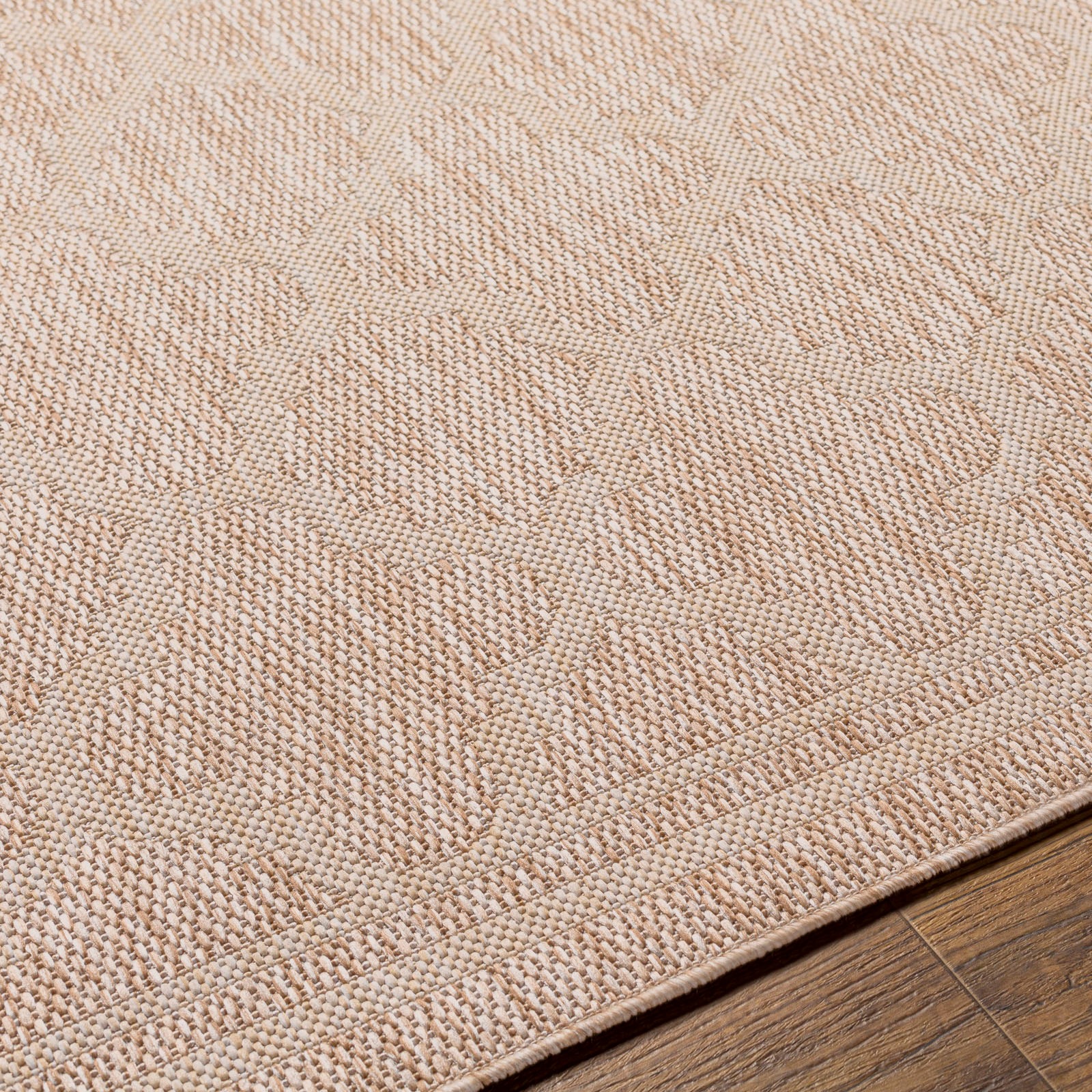 Livabliss Teppich »ORAN«, rechteckig, 4 mm Höhe, Teppich In- /Outdoor Boho Jute-Optik, Balkon, Terrasse, Garten, Beige