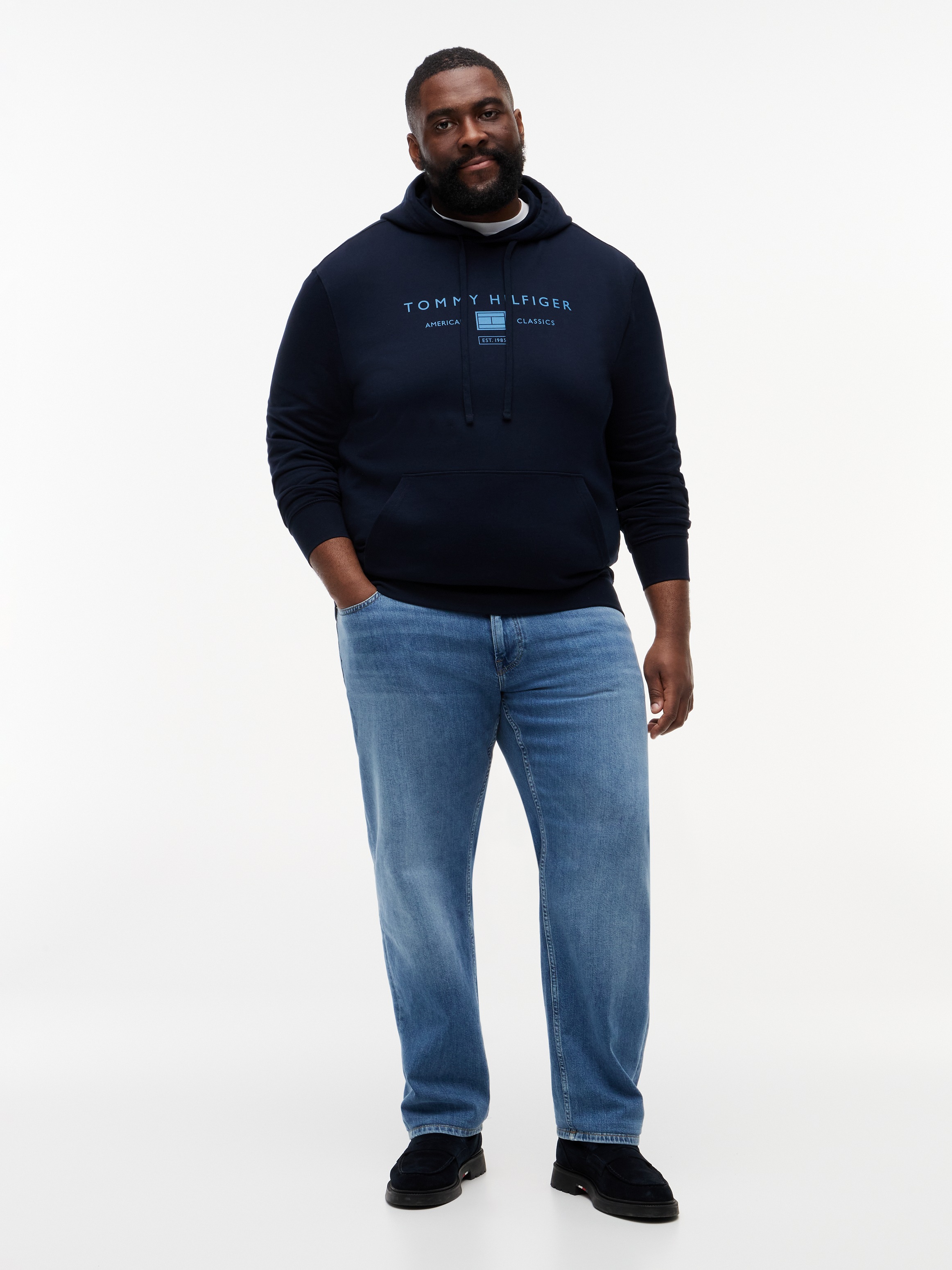 Tommy Hilfiger Big & Tall Hoodie »BT-BRAND L0VE TR MONO STOCK«, Große Größen, normale Passform
