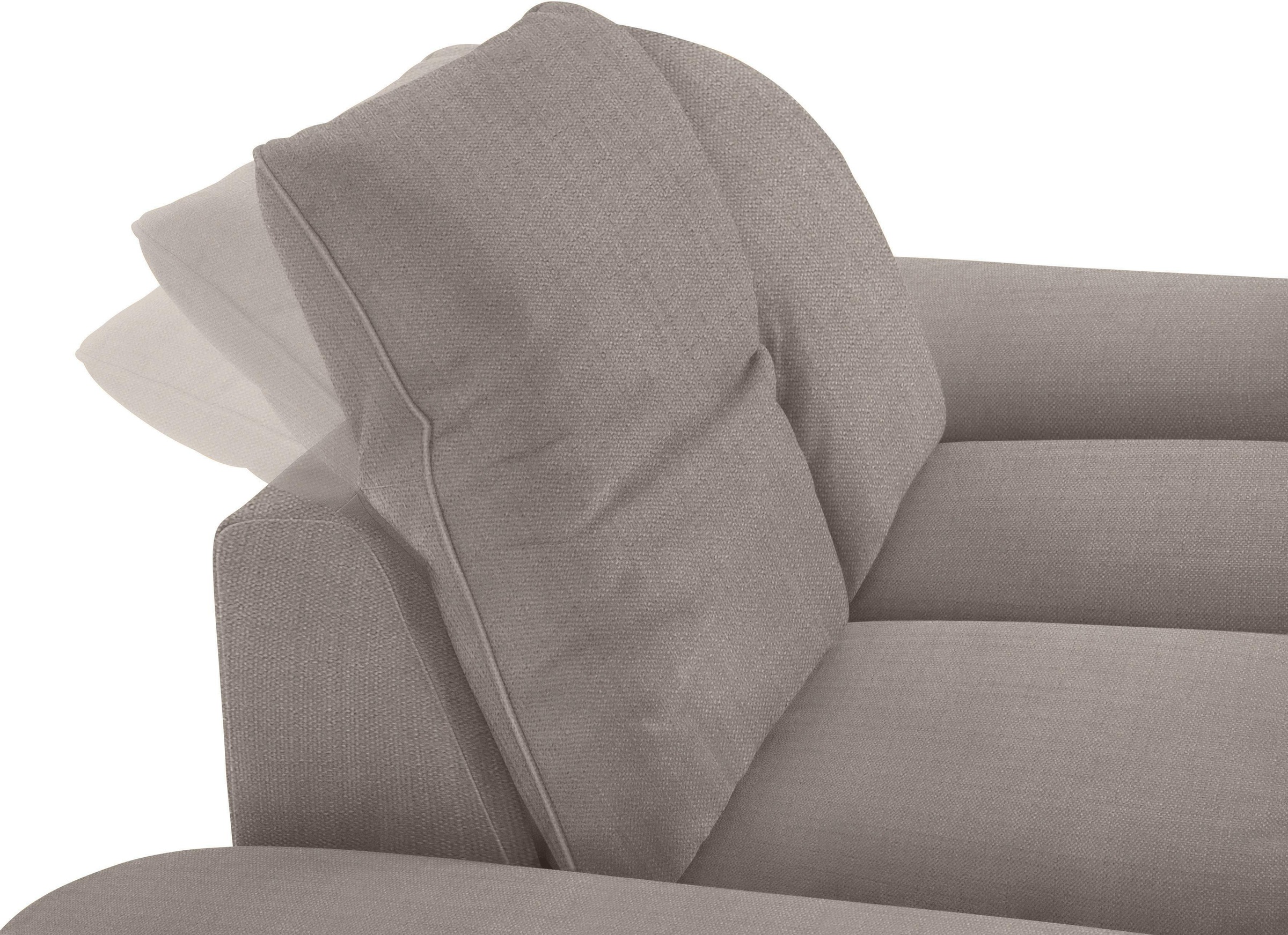 W.SCHILLIG 2,5-Sitzer »enjoy&MORE«, mit Sitztiefenverstellung, Füße silber matt, Breite 232 cm