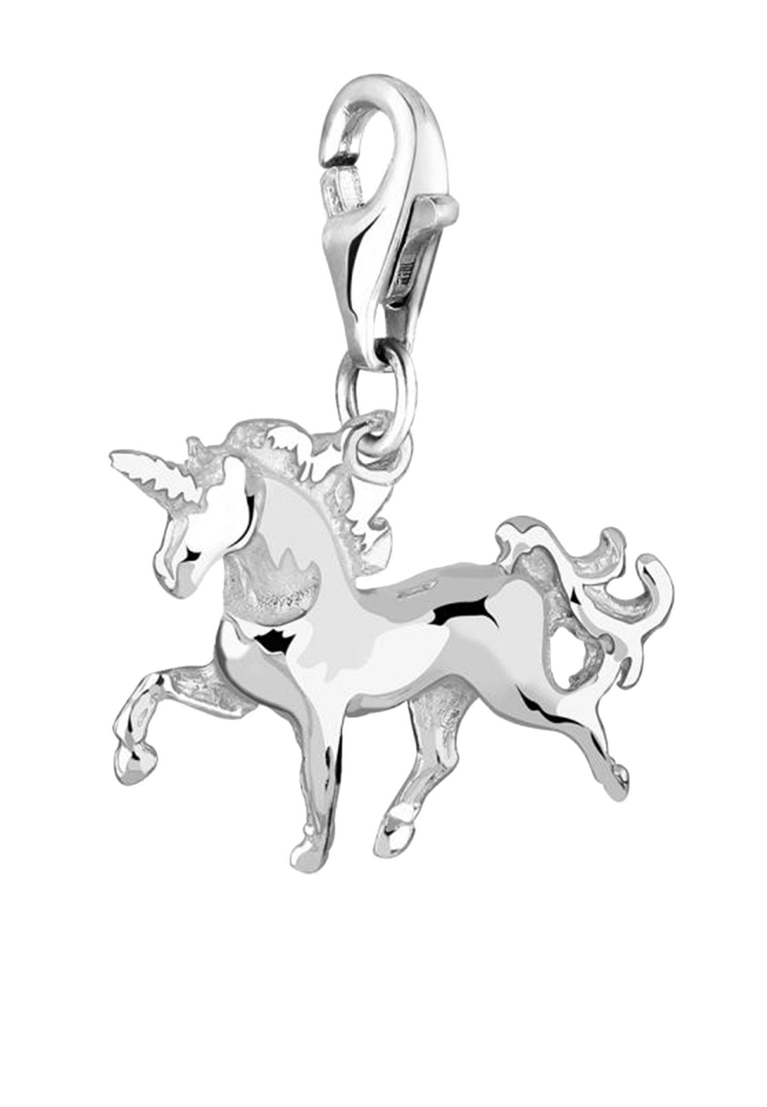 Nenalina Charm-Einhänger »Einhorn Anhänger Pferd Elfe Fabelwesen 925 Silber«