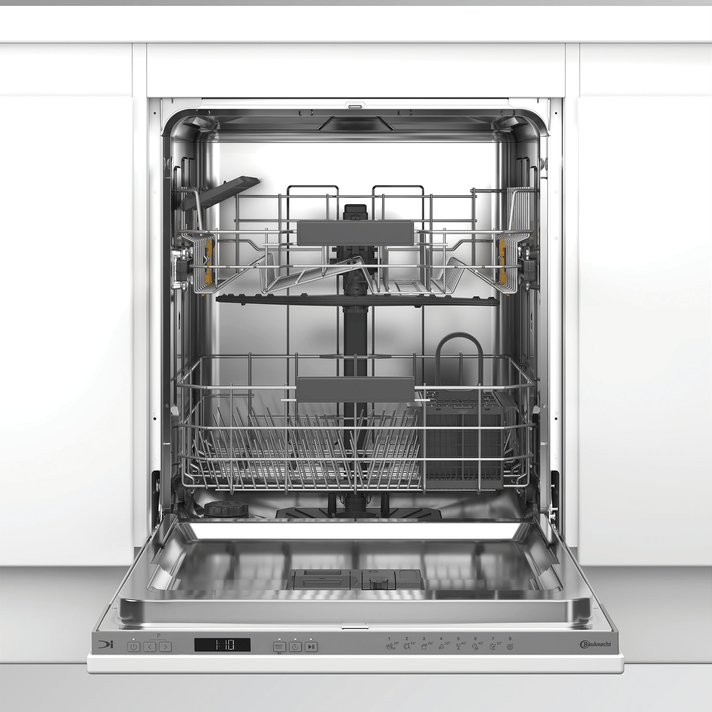 BAUKNECHT vollintegrierbarer Geschirrspüler »OBIC Ecostar2 5320« 8,9 l 14 tlg. Maßgedecke Glass Care – schonende Reinigung für empfindliche Gläser
