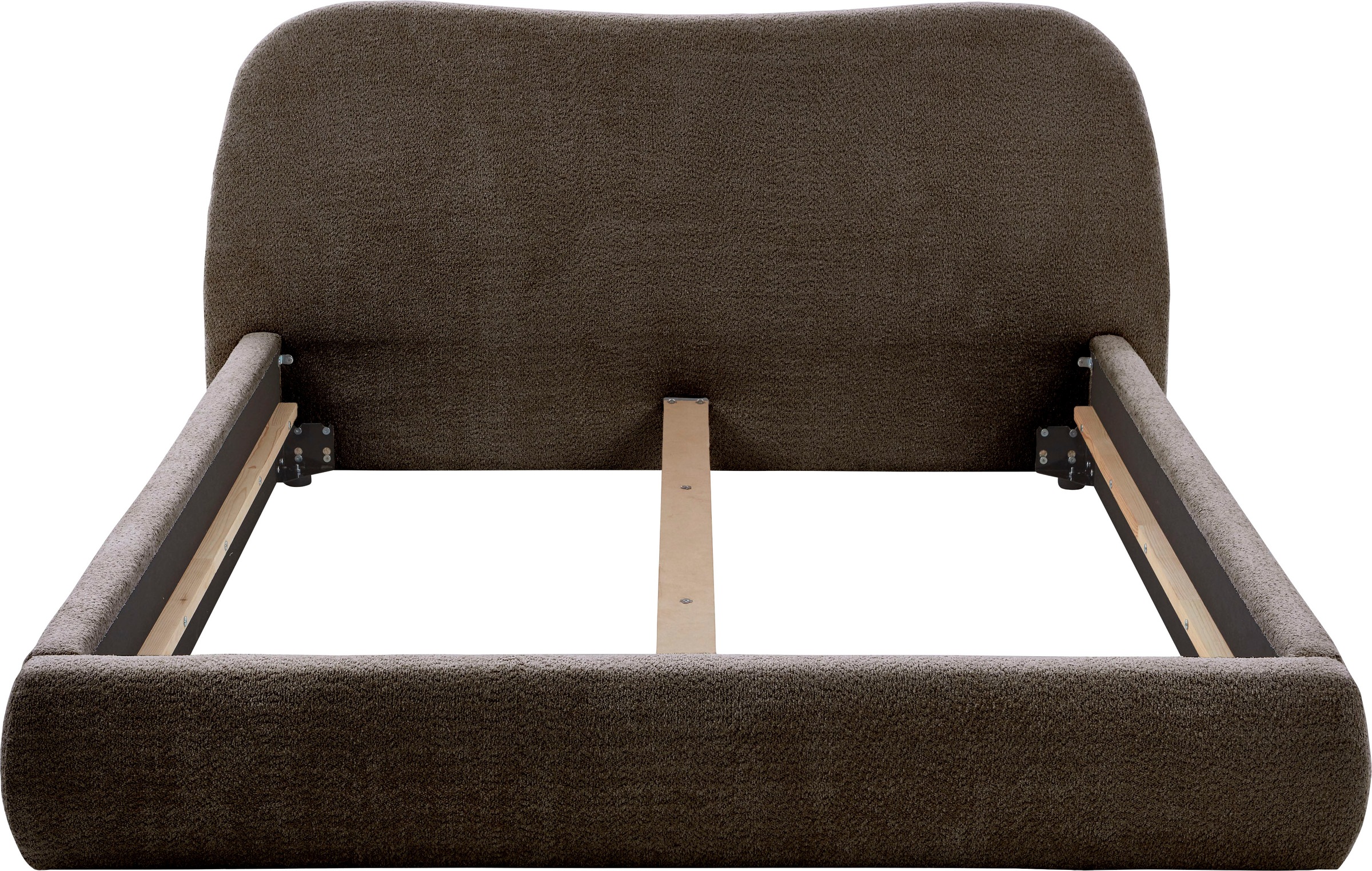 ATLANTIC home collection Polsterbett »Sophie«, mit oder ohne Stauraum, hochwertiger Bouclé-Bezug