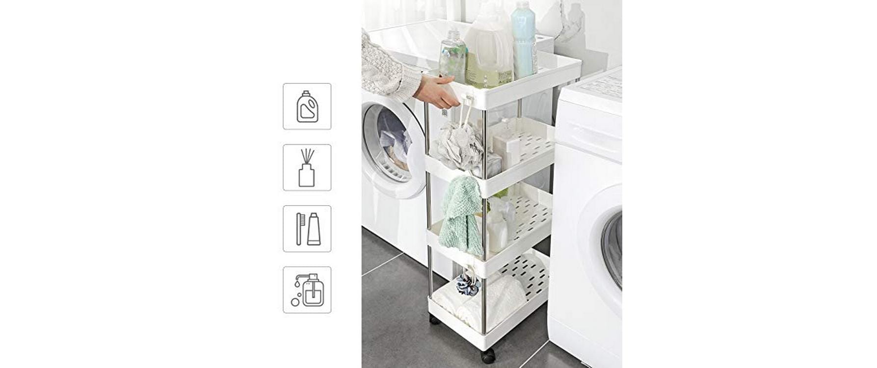 SONGMICS Rollwagen »40 x 86 x 22 cm«