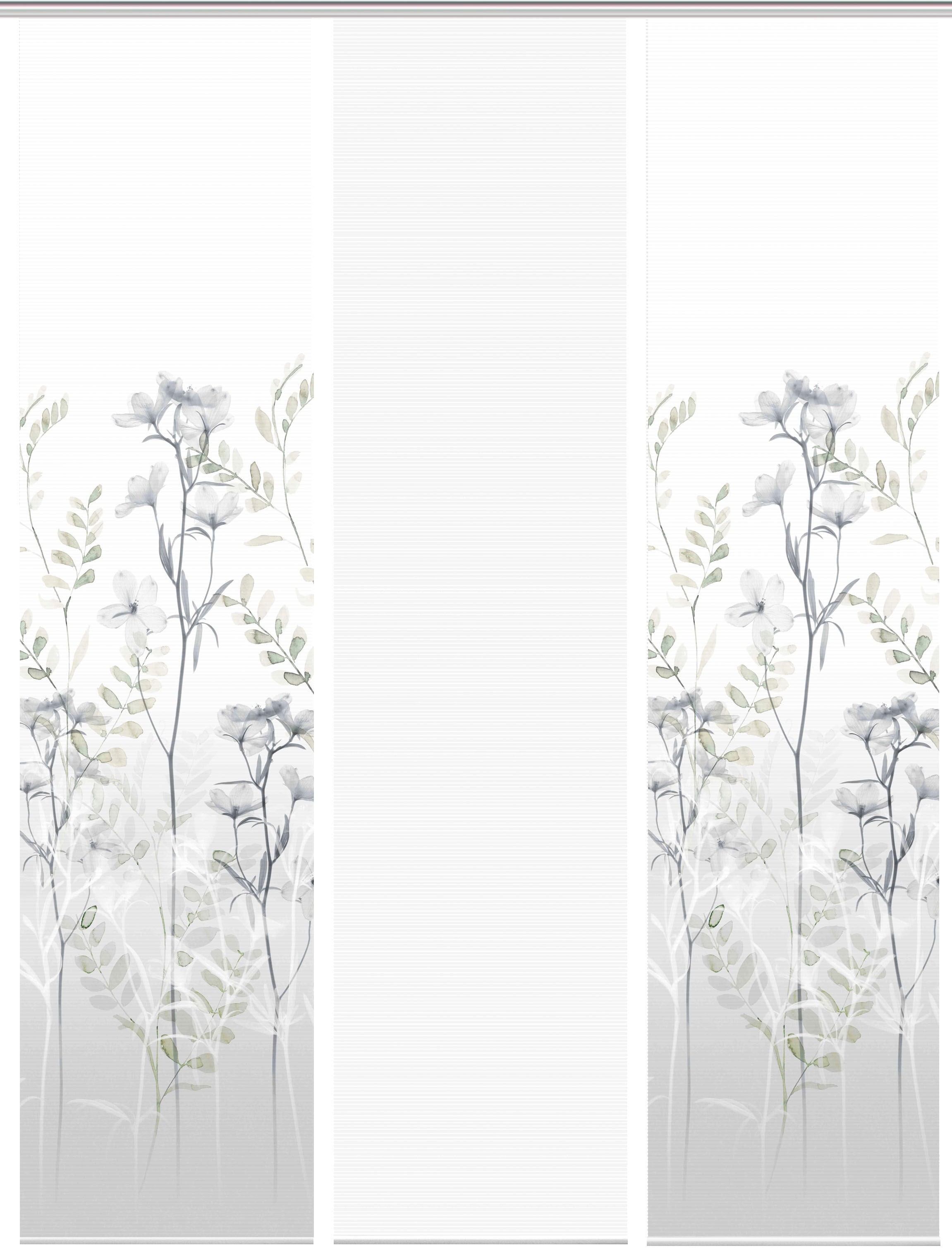 Vision S Schiebegardine »HELVIN 3er SET« Paneelwagen 3 Stk. tlg. Schiebevorhang Digidruck 3er Set HELVIN