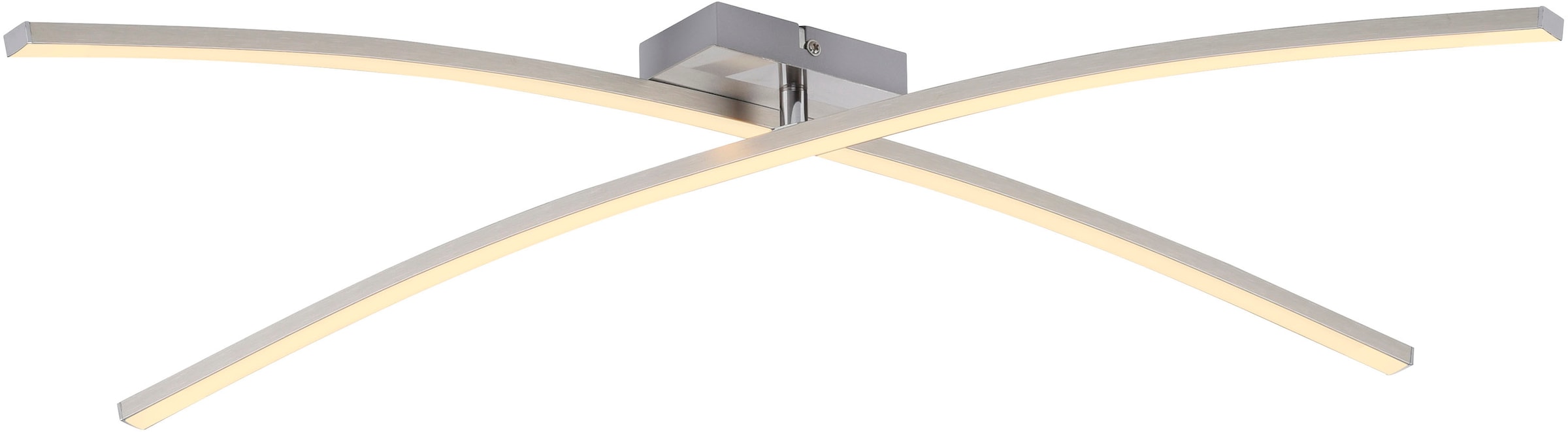 JUST LIGHT LED Deckenleuchte »SIMON« LED-Board 1 Stk. Warmweiß ein Profil drehbar