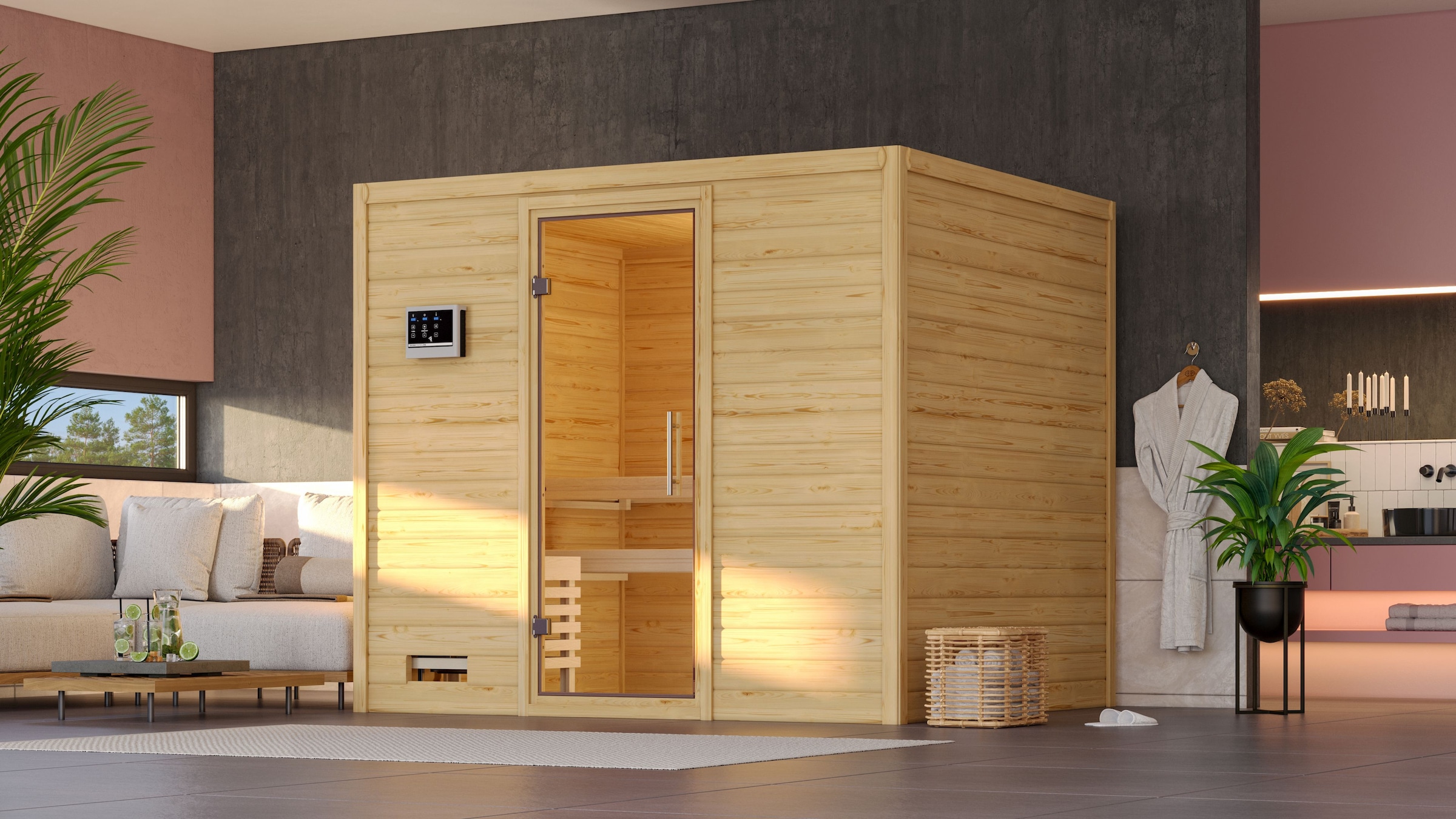 Karibu Sauna »Soraja« Set, ohne Ofen günstig online kaufen