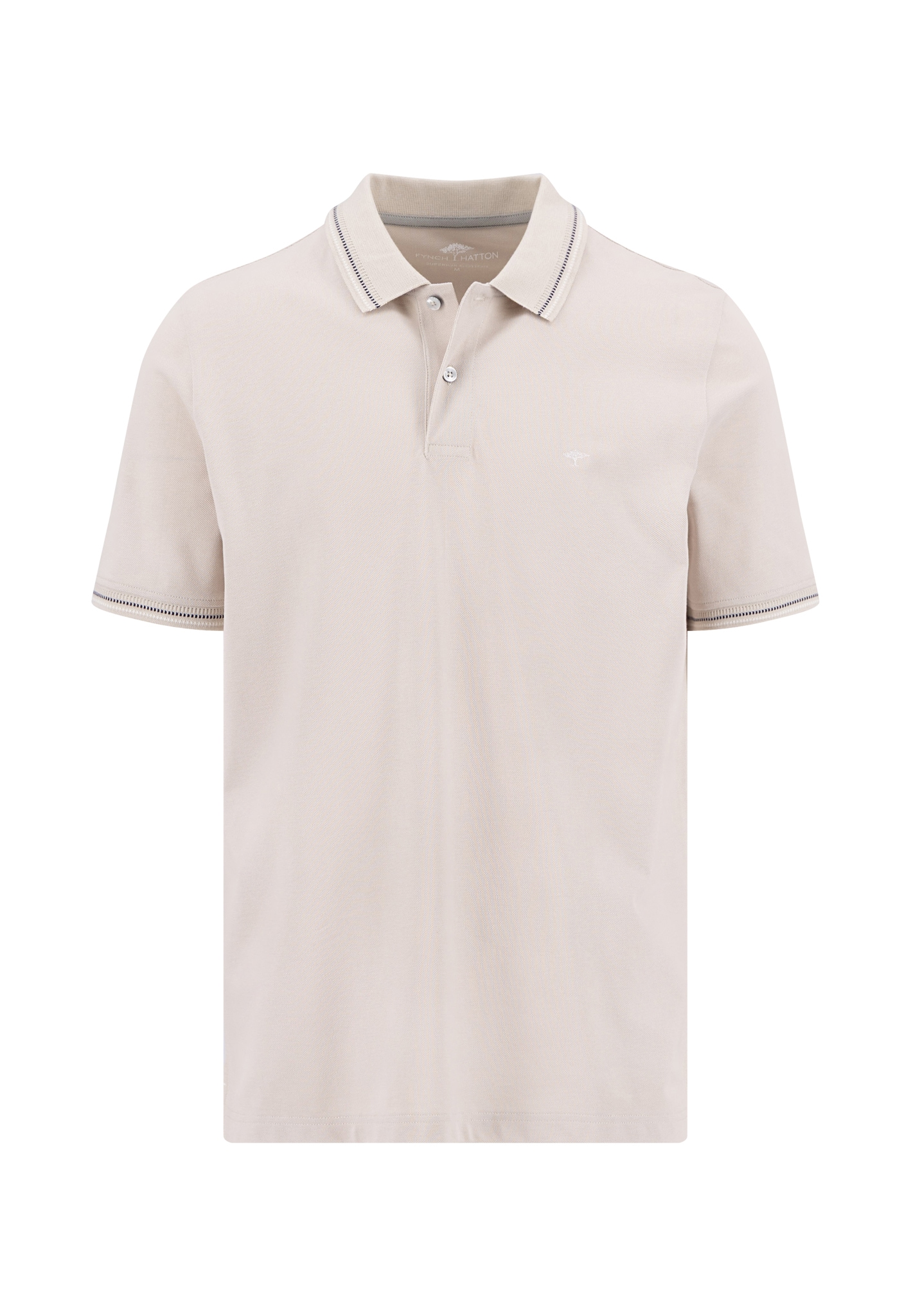 FYNCH-HATTON Poloshirt Regular fit, 2-Knopf-Form, mit Logo Stickerei