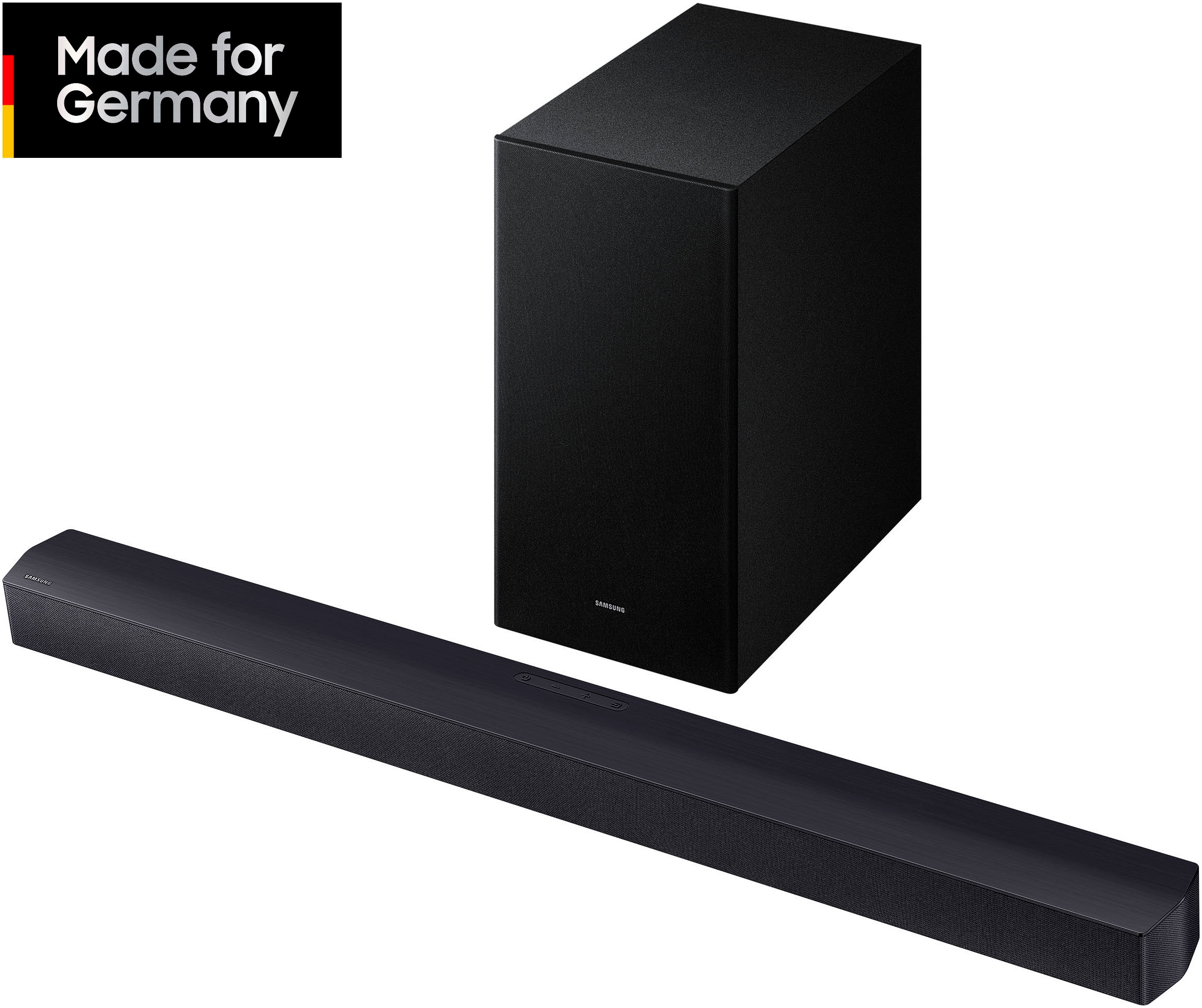 SAMSUNG Soundbar »HW-B460GF/ZG Soundbar« 2.1 (Bluetooth Bassregelung Lautstärkeregelung Pairing ) 2.1-Kanal Sound System, Dolby Audio I DTS...